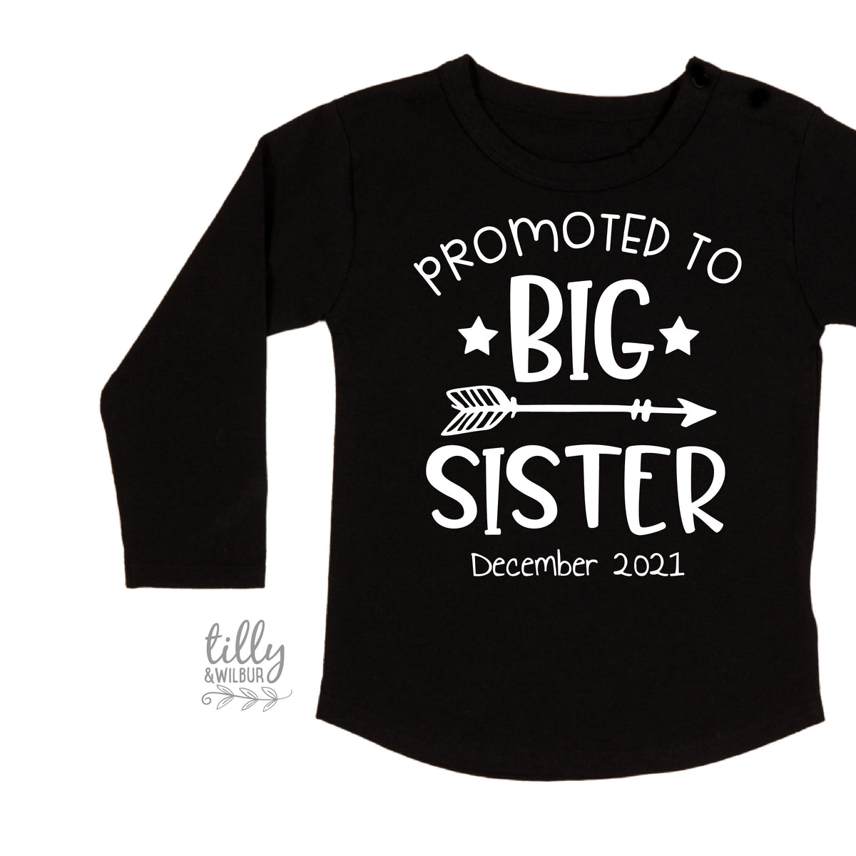 Promoted To Big Sister T-Shirt, Big Sis T-Shirt,  Big Sister Gift, Pregnancy Announcement Shirt, I'm Going To Be A Big Sister T-Shirt, Sis