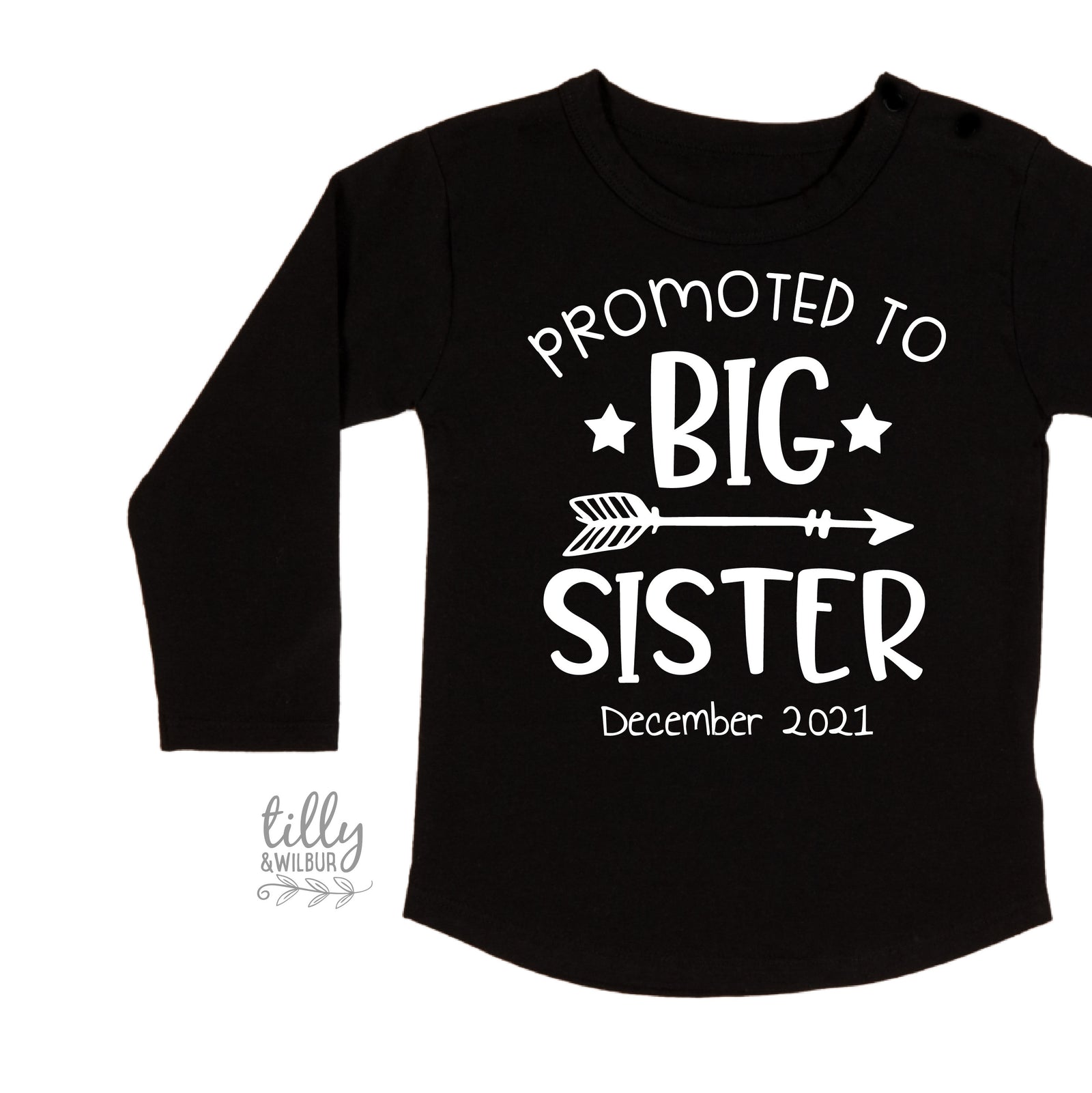 Promoted To Big Sister T-Shirt, Big Sis T-Shirt,  Big Sister Gift, Pregnancy Announcement Shirt, I'm Going To Be A Big Sister T-Shirt, Sis