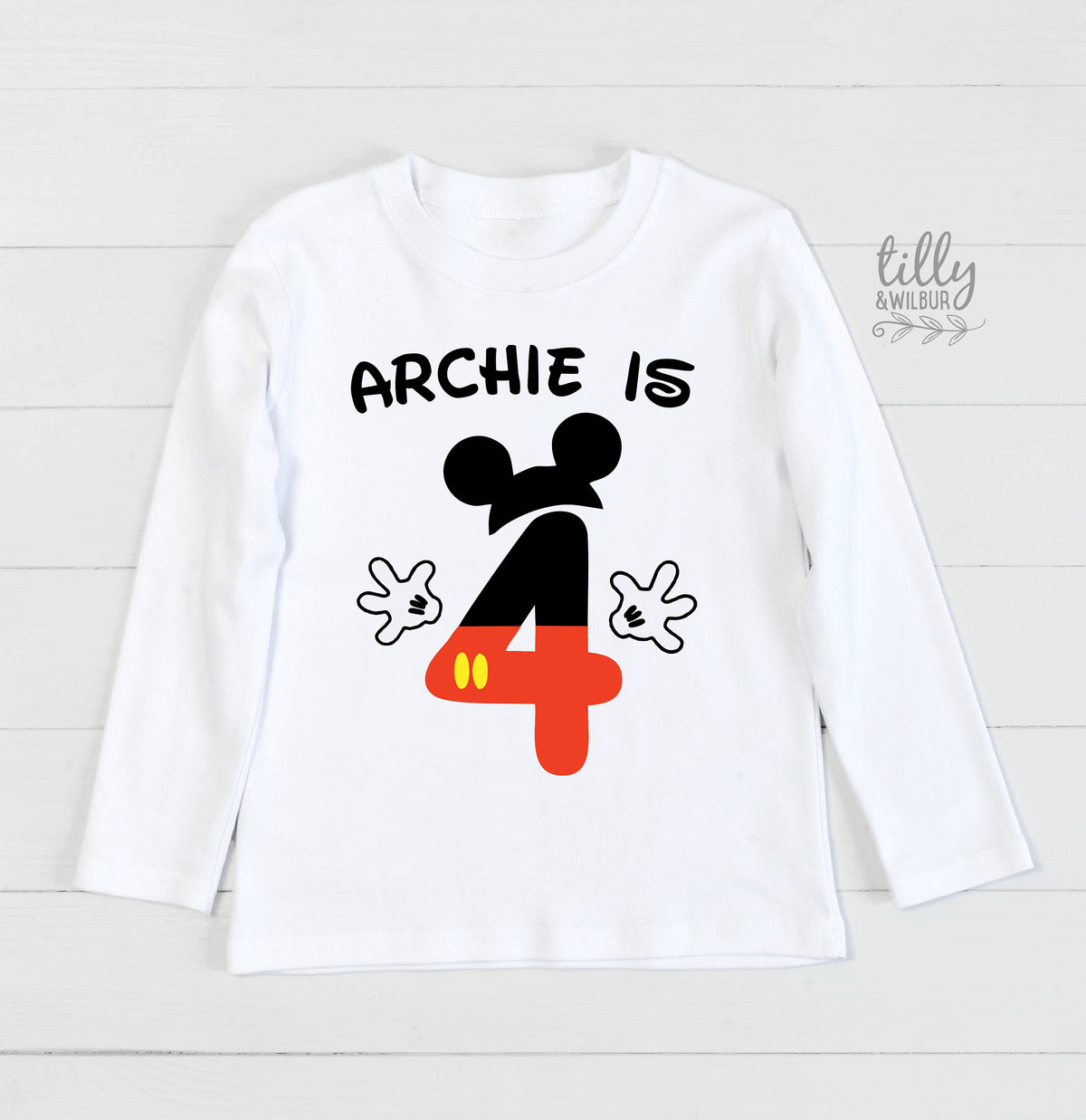 Personalised 4th Birthday T-Shirt, Four Birthday T-Shirt, Fourth Birthday Tee, Four Birthday Gift, Boys 4th Birthday, Boys Birthday T-Shirt