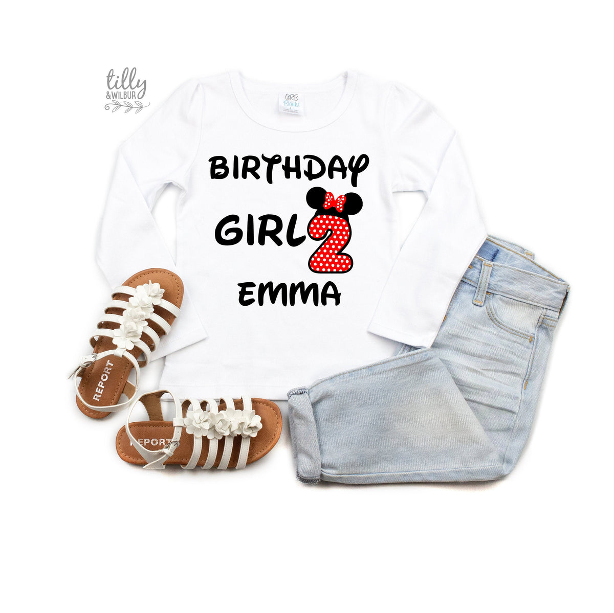 Personalised 2nd Birthday T-Shirt, Two Birthday Shirt, 2nd Second Birthday Tee, Two Birthday Gift, Girls 2nd Birthday, Girls Birthday Shirt