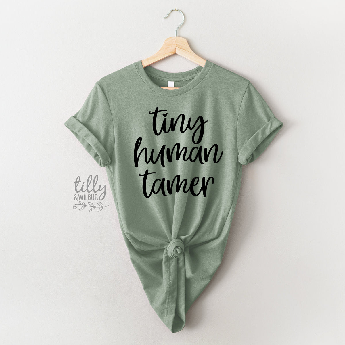 Funny Mum T-Shirt, Tiny Human Tamer T-Shirt, Funny Teacher T-Shirt, Parenting T-Shirt, Mother's Day T-Shirt, Mum T-Shirt, Funny Mum Gift