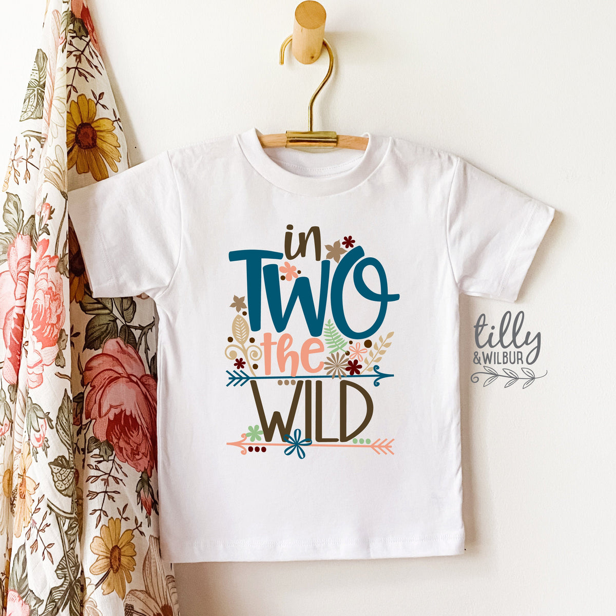 Two Wild Girls Birthday T-Shirt, Two Wild Birthday, 2 Year Old Girl, Second Birthday Gift, 2nd Birthday Present, 2nd Birthday Outfit, Girl 2