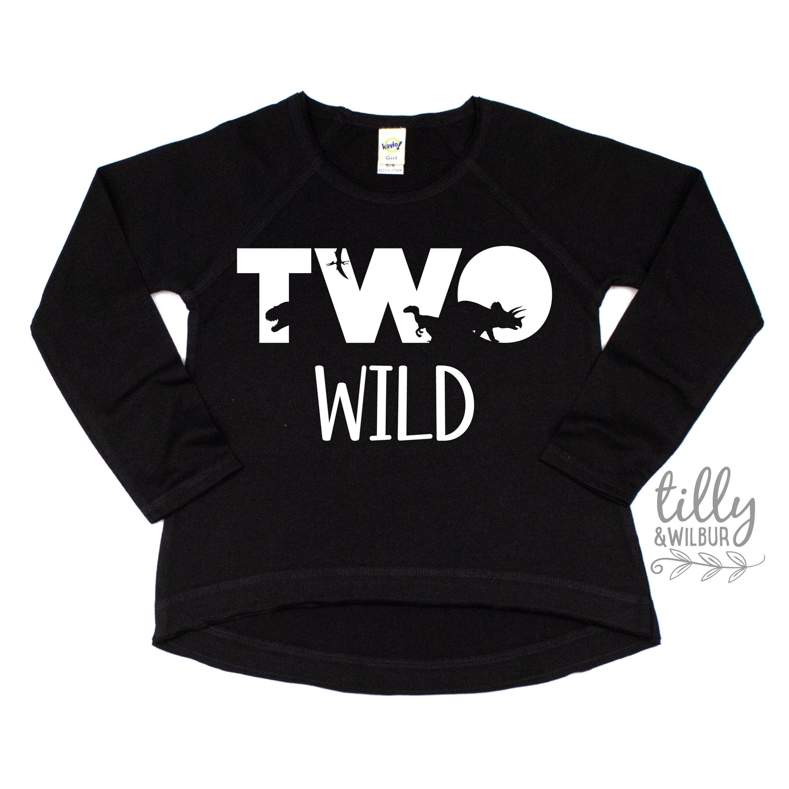 Two Wild Birthday T-Shirt, Two Wild Dinosaur T-Shirt, 2 Year Old Boy, Second Birthday Gift, 2nd Birthday Present, 2nd Birthday Outfit, Boy 2