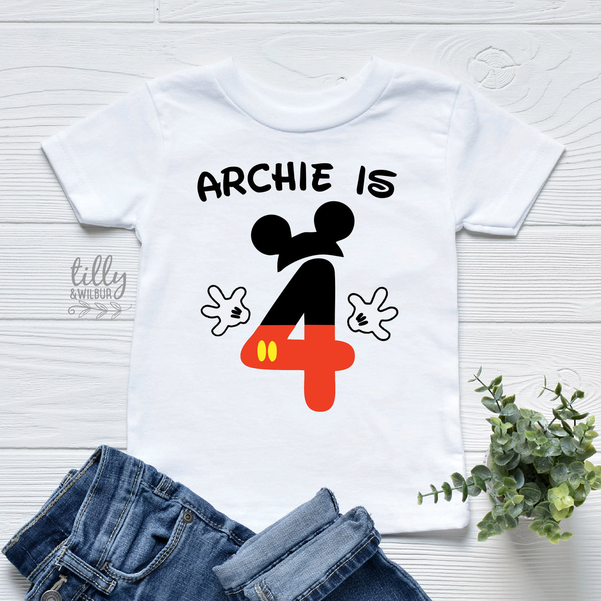 Personalised 4th Birthday T-Shirt, Four Birthday T-Shirt, Fourth Birthday Tee, Four Birthday Gift, Boys 4th Birthday, Boys Birthday T-Shirt