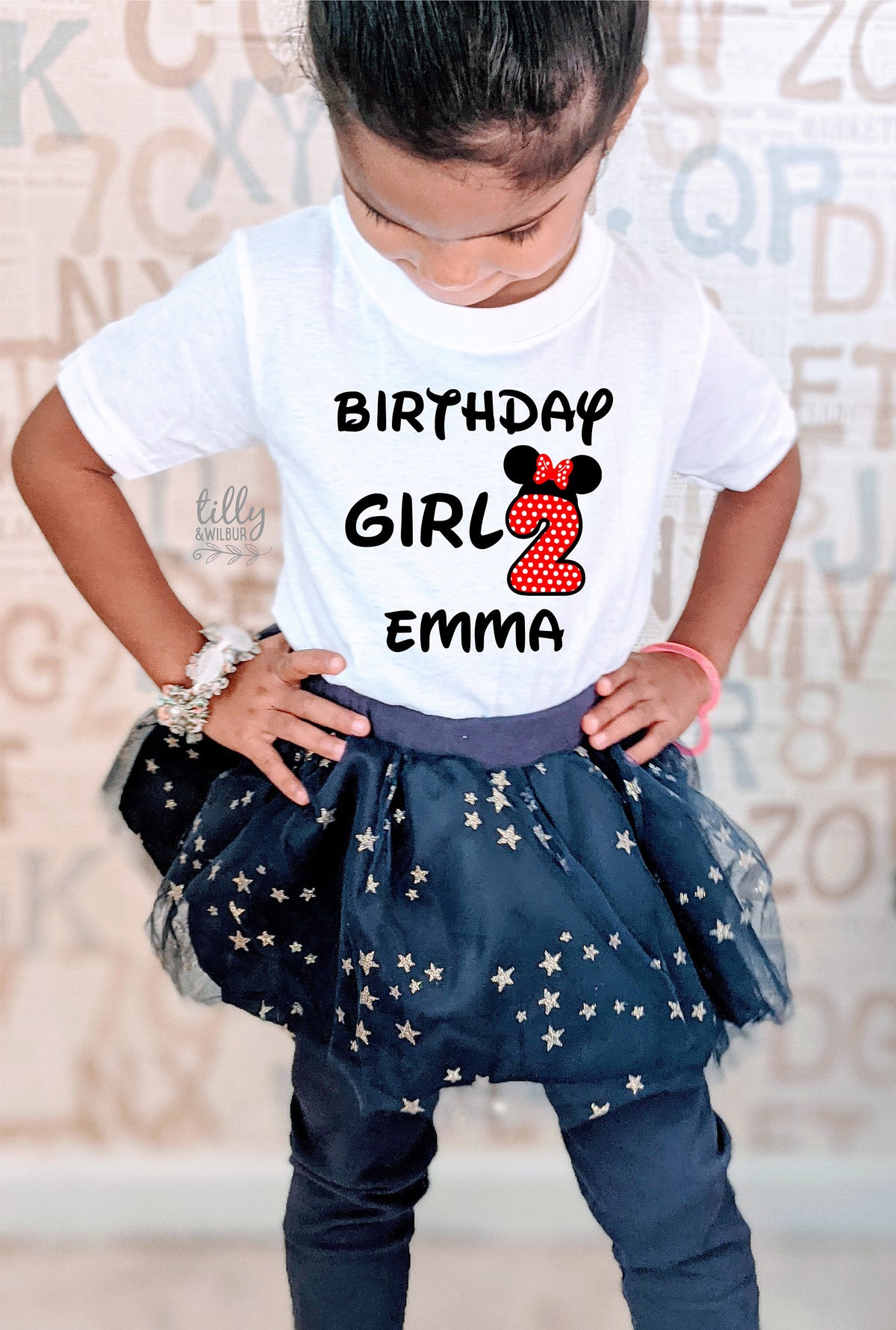 Personalised 2nd Birthday T-Shirt, Two Birthday Shirt, 2nd Second Birthday Tee, Two Birthday Gift, Girls 2nd Birthday, Girls Birthday Shirt
