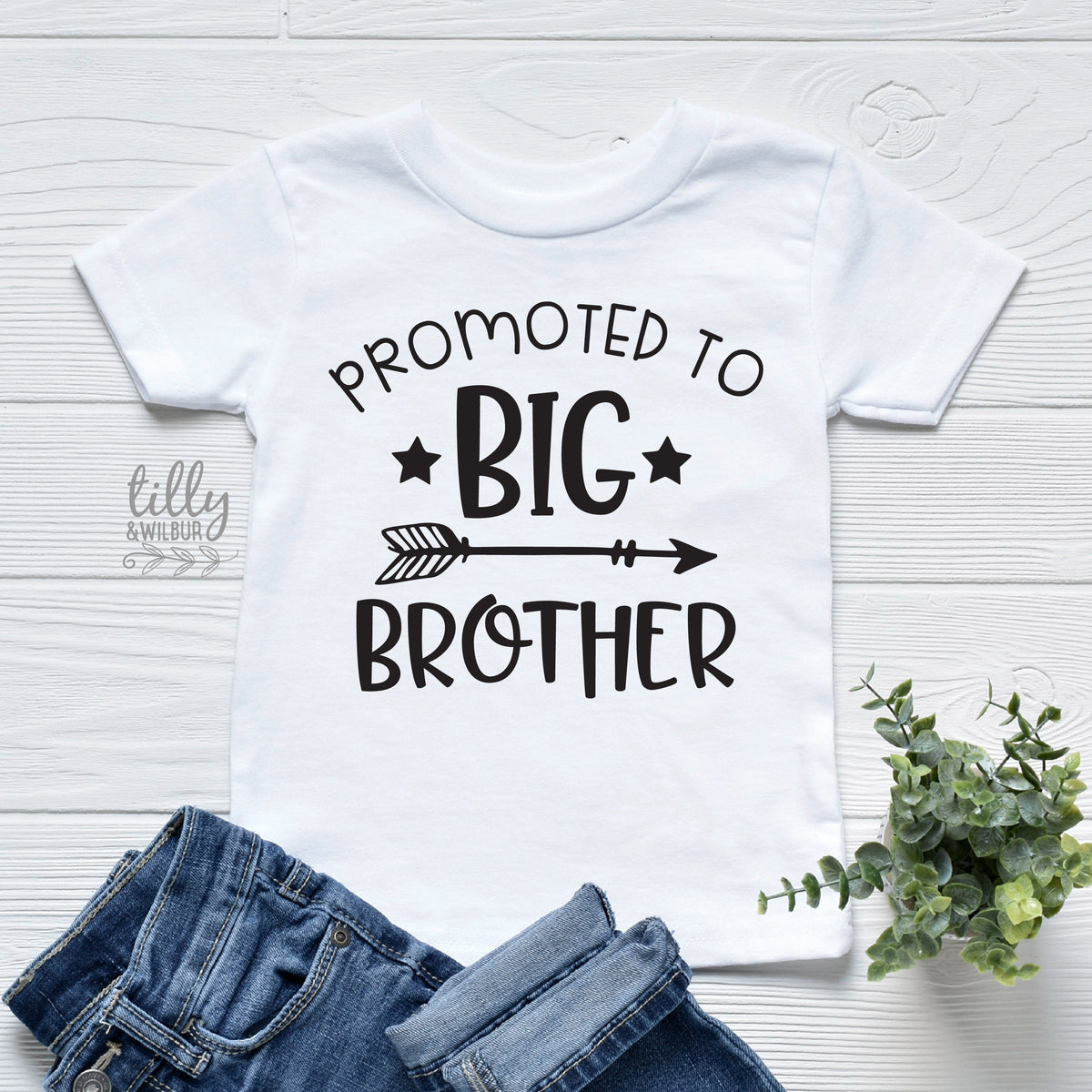Promoted To Big Brother T-Shirt For Boys, Big Brother Shirt, I'm Going To Be A Big Brother, Pregnancy Announcement T-Shirt, Brother T-Shirt