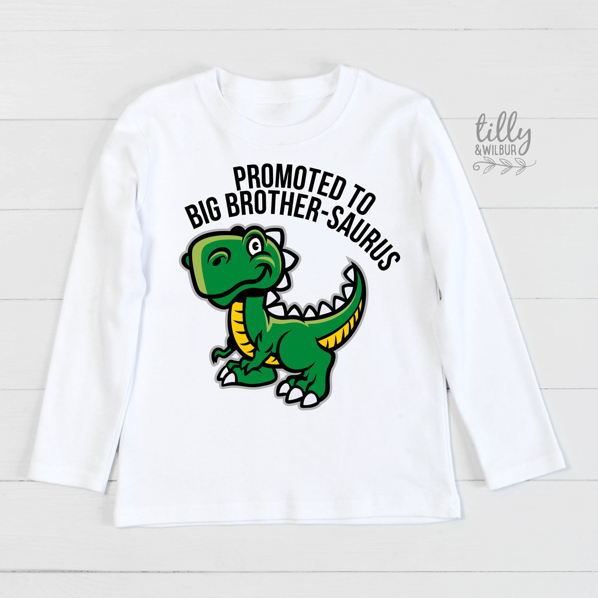Promoted To Big Brother-Saurus Dinosaur T-Shirt For Boys, Big Brother Shirt, I'm Going To Be A Big Brother, Pregnancy Announcement, Dinosaur