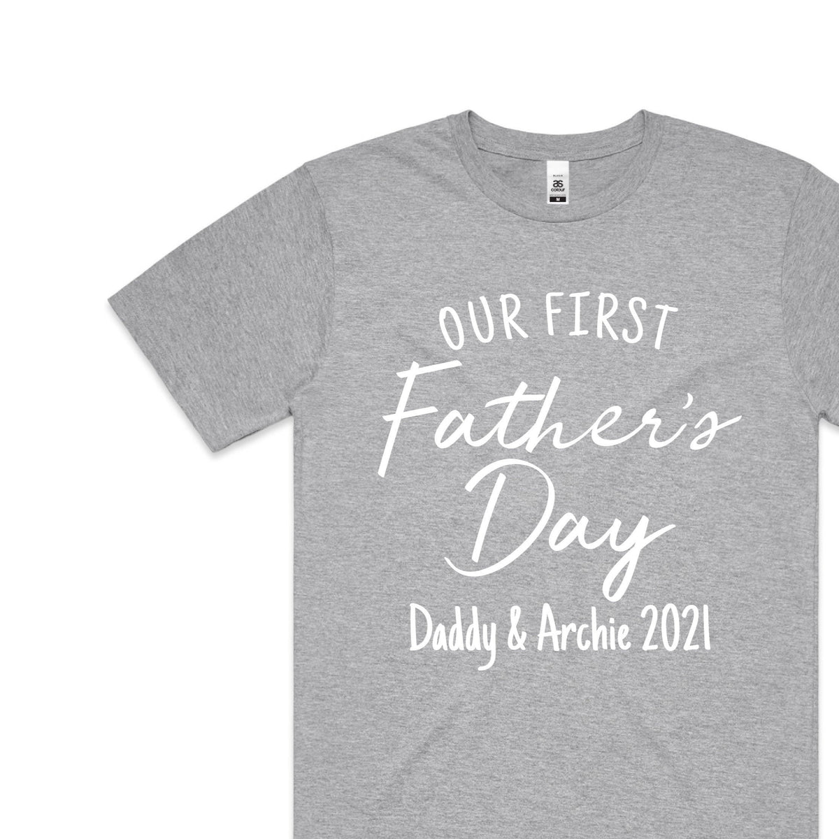 Our First Father's Day T-Shirt With Names, I Love You Daddy Happy 1st Father's Day, Fathers Day Gift, First Fathers Day Dad Gift