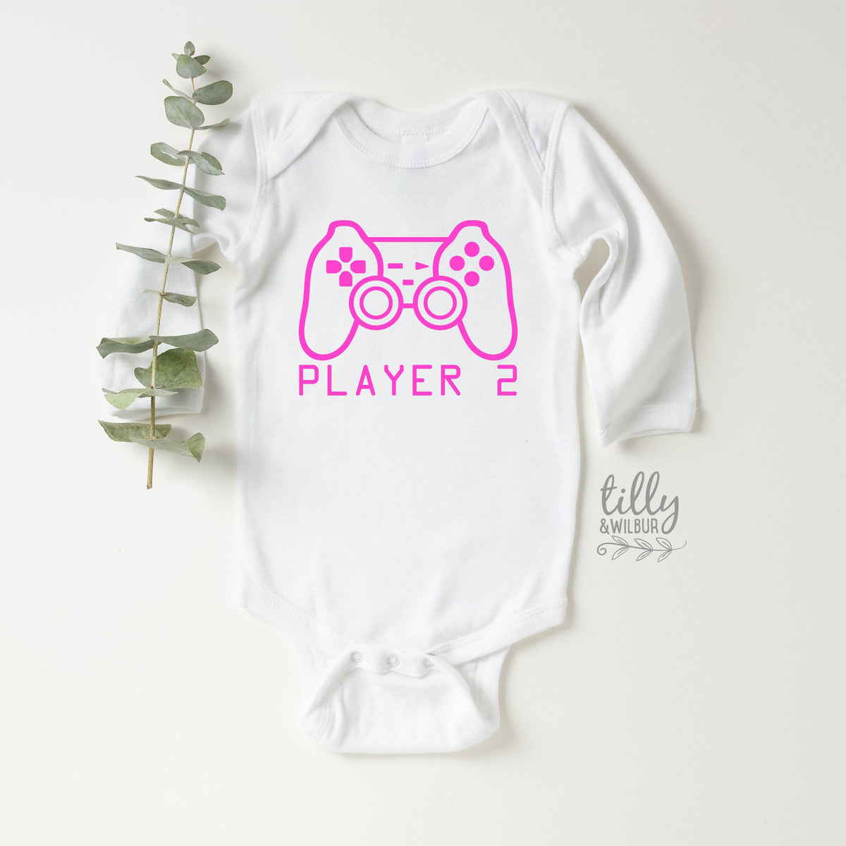 Player 2 Bodysuit, Player 2 Onesie, Part of Player 1 Player 2 Set, Daddy Daughter Matching Shirts, Matching Tees, Gaming, Father's Day Gift