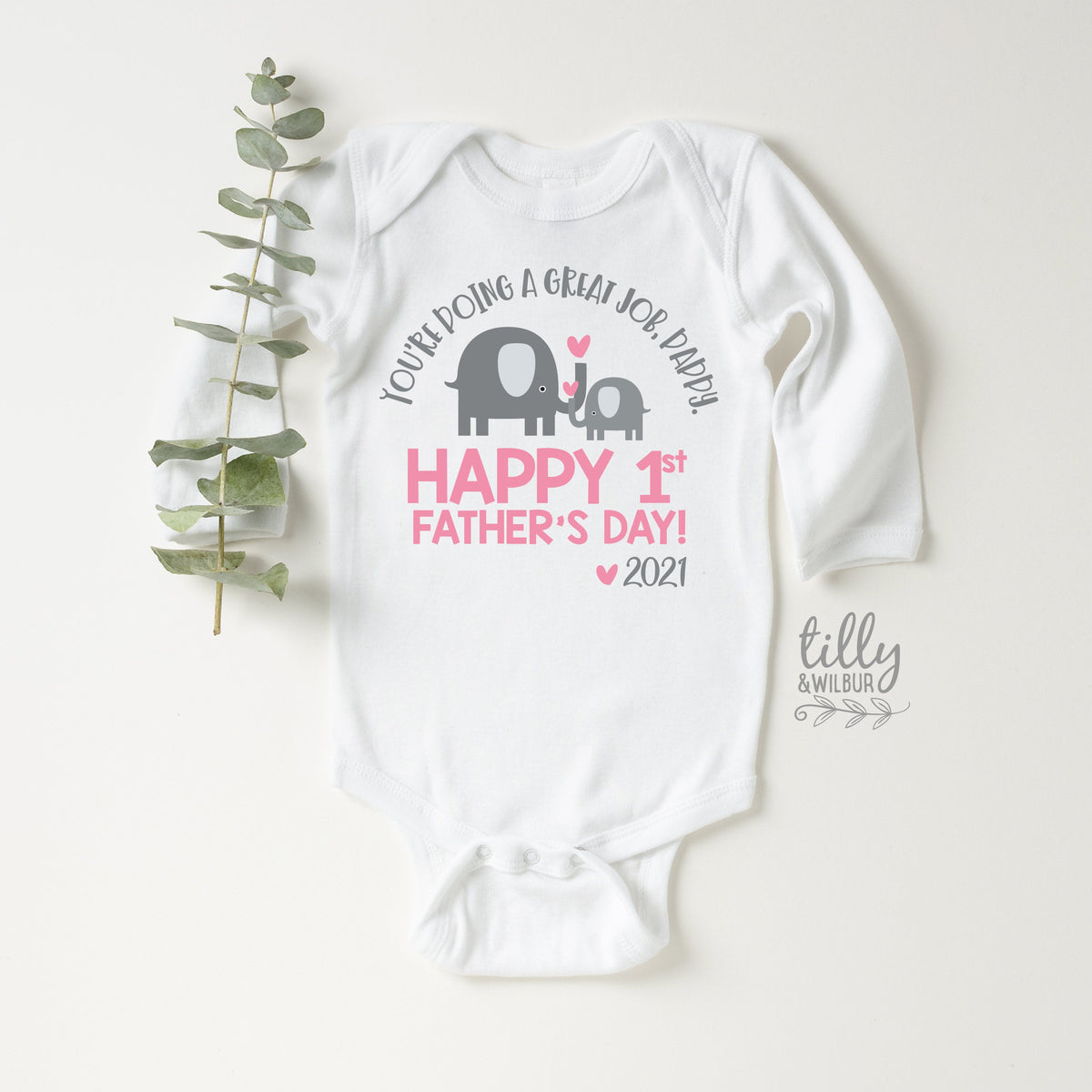 You're Doing A Great Job Daddy Bodysuit, Happy 1st Father's Day 2021, Our First Father's Day 2021 Baby Bodysuit, First Father's Day Onesie