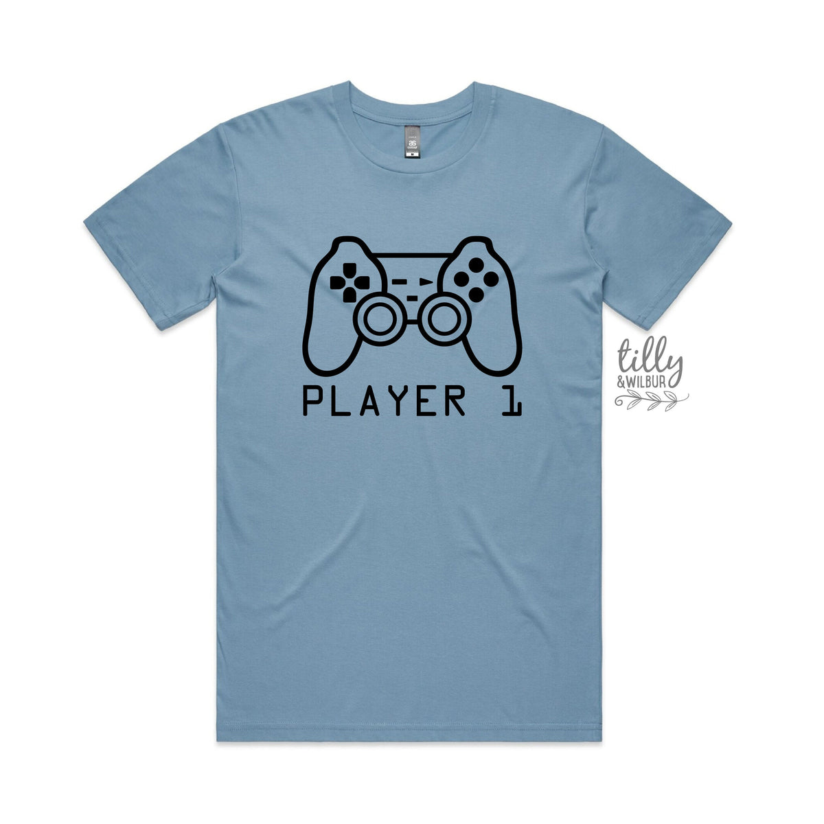 Player 1 T-Shirt, Part Of Player 1 Player 2 Set, Father Son Matching Shirts, Matching Dad Baby, Gaming, Father's Day Gift, Video Gift, Gamer