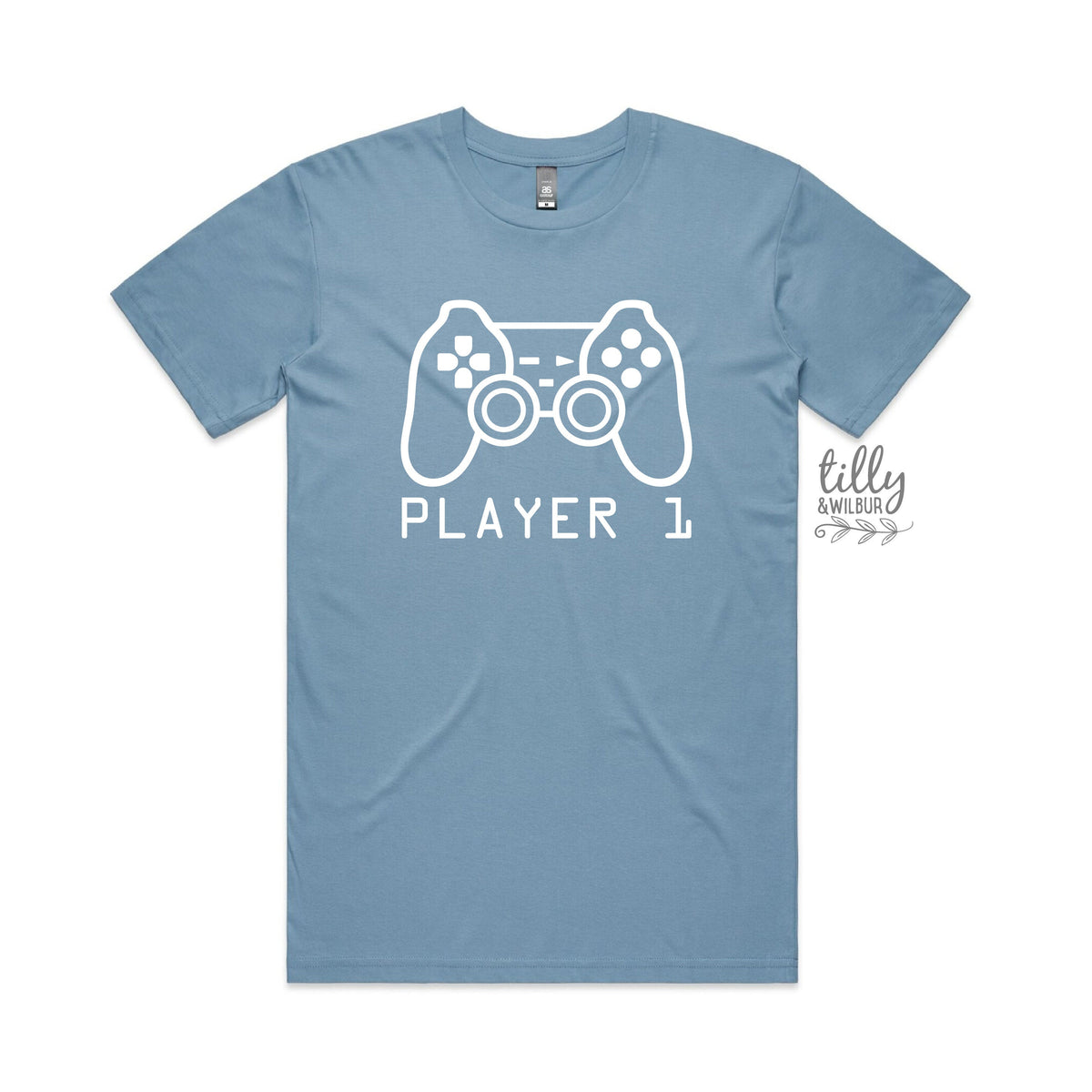 Player 1 T-Shirt, Part Of Player 1 Player 2 Set, Father Son Matching Shirts, Matching Dad Baby, Gaming, Father's Day Gift, Video Gift, Gamer