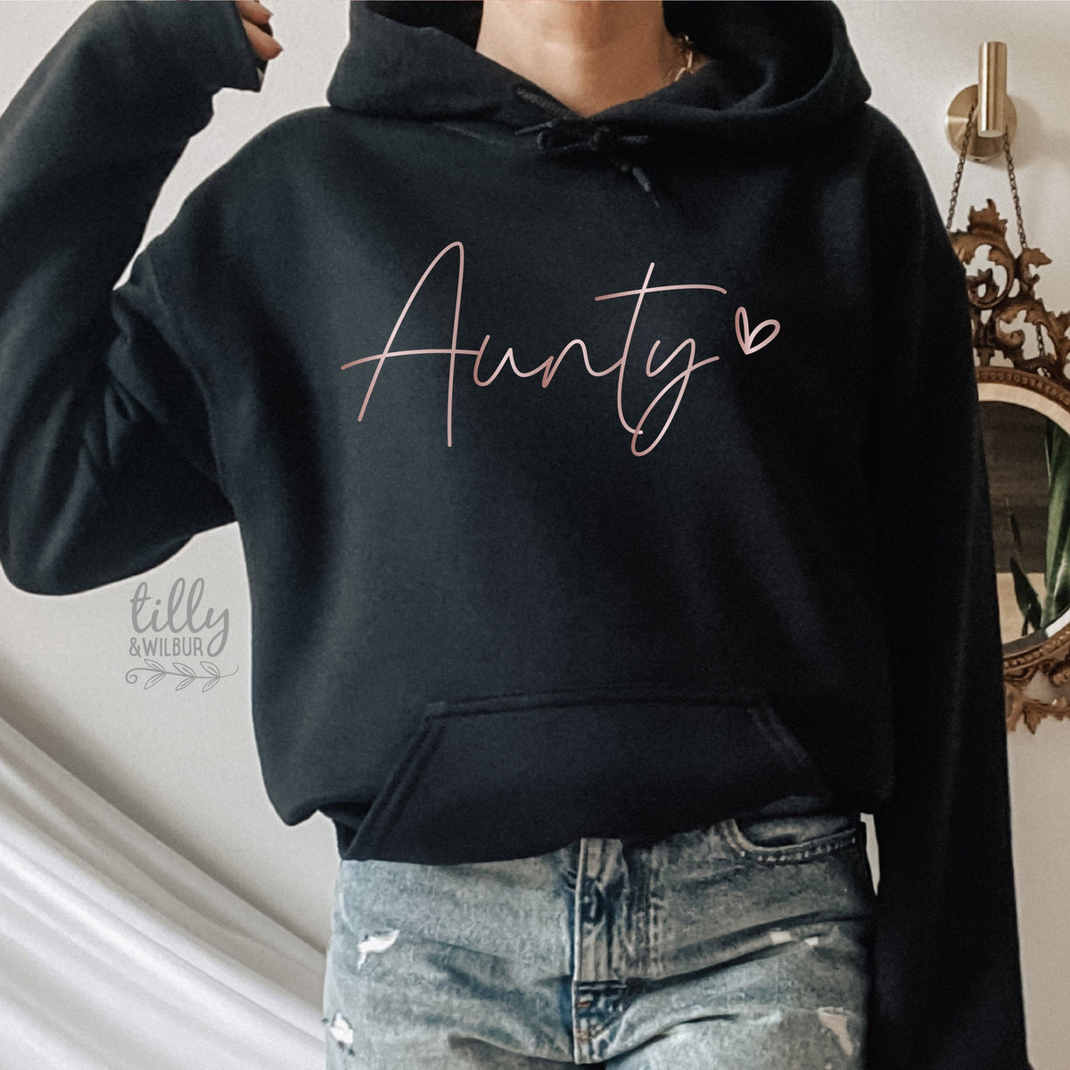 Aunty Hoodie, Pregnancy Announcement Jumper, I'm Going To Be An Aunty, Baby Shower Gift, Women's Clothing, Aunty, Auntie, Aunty Sweatshirt