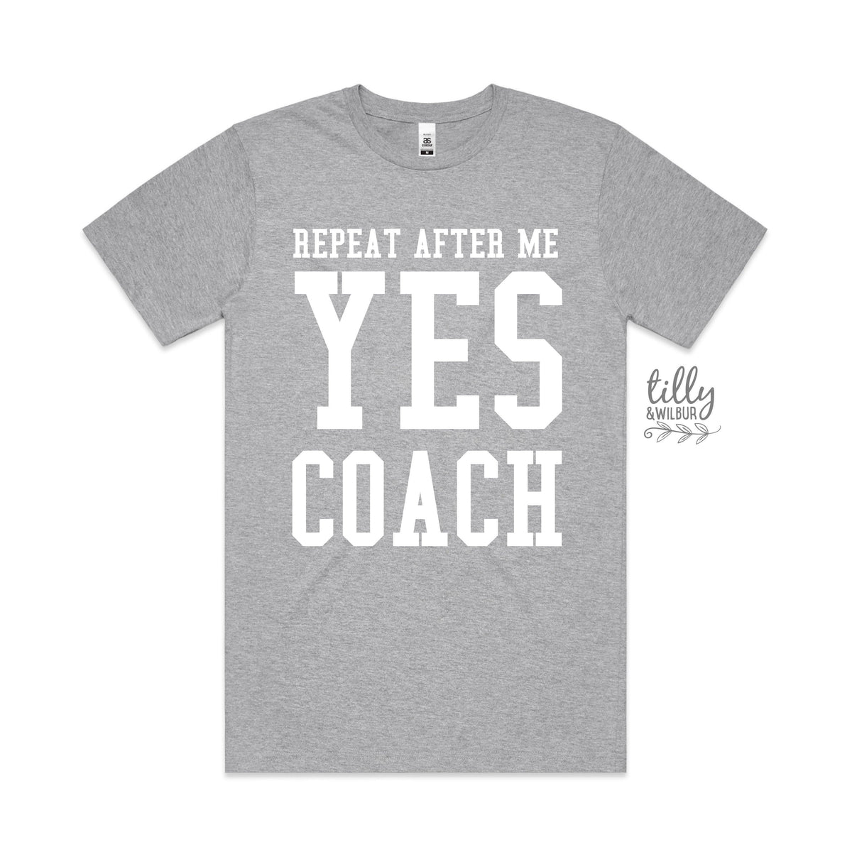 Repeat After Me Yes Coach Men's T-Shirt, Coach T-Shirt, Coach Gift, Sports Coach T-Shirt, Football Coach, Soccer Coach, Gymnastics Coach