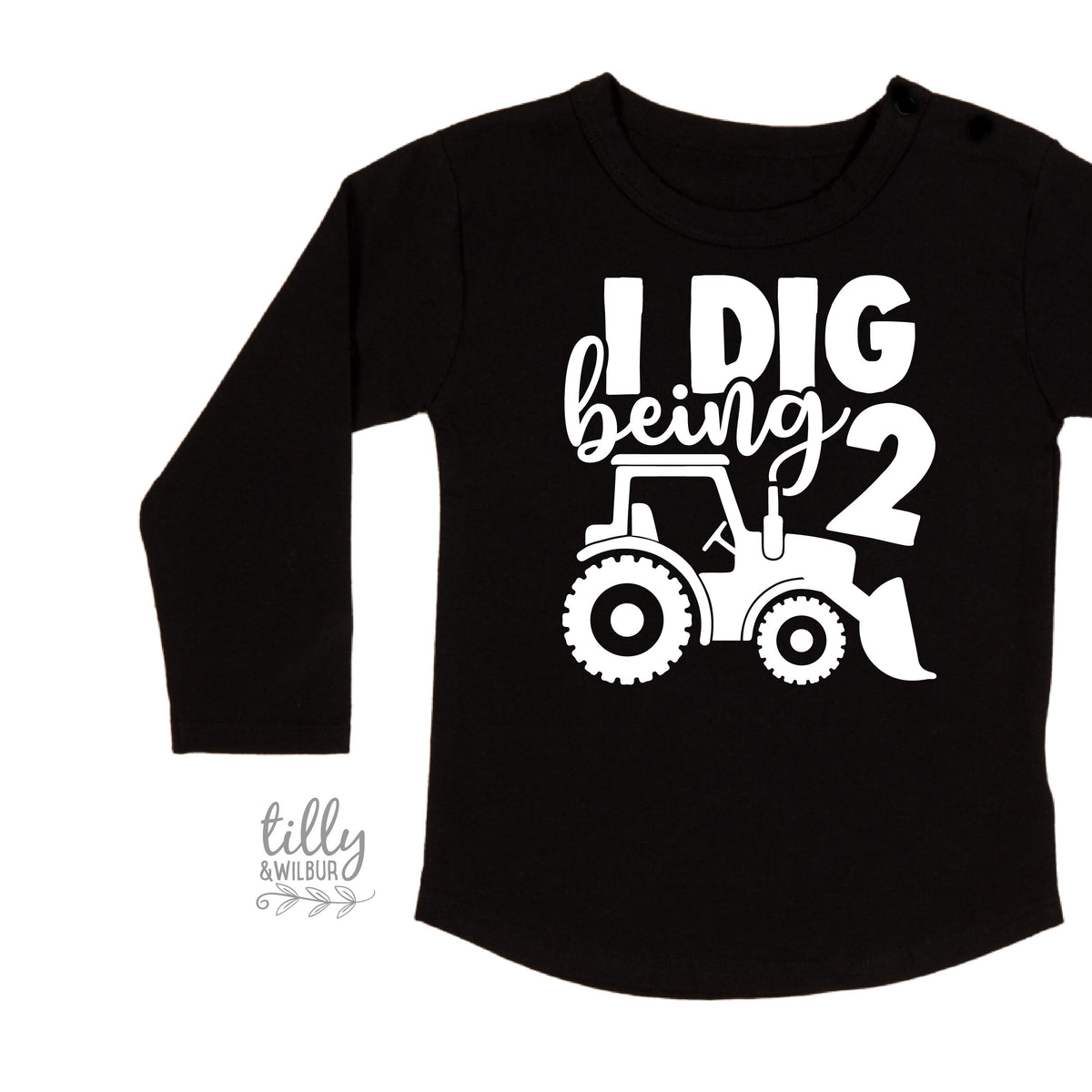 I Dig Being Two Birthday T-Shirt, 2nd Birthday T-Shirt, 2nd Second Birthday Tee, Two Birthday Gift, Boys 2nd Birthday, Boys Birthday T-Shirt
