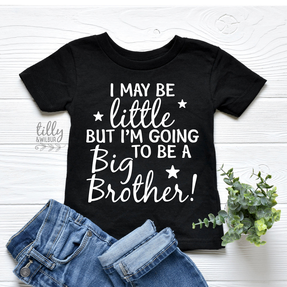 Big Brother T-Shirt, I'm Going To Be A Big Brother, Pregnancy Announcement Shirt, I May Be Little But I'm Going To Be A Big Brother T-Shirt