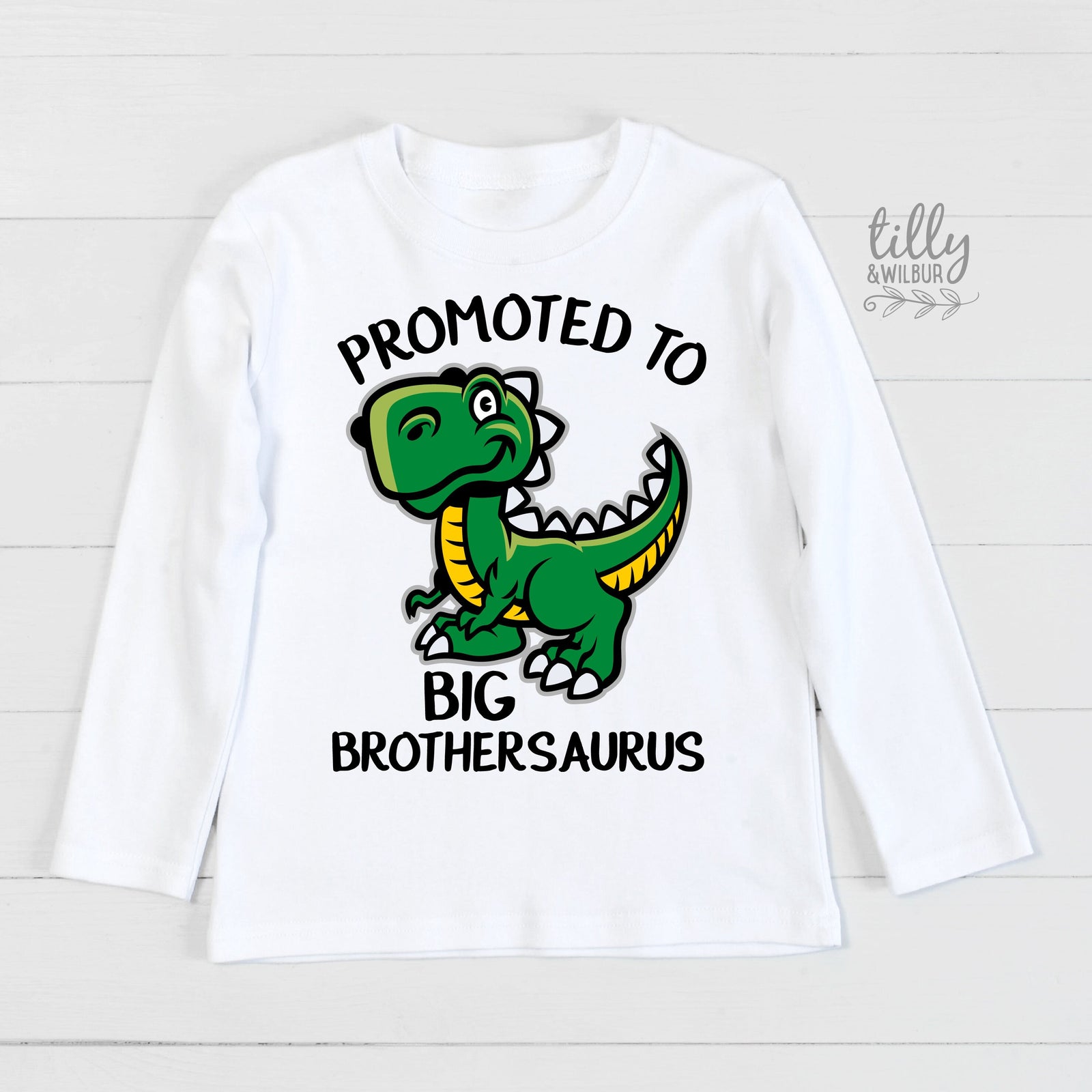 Big Brother T-Shirt, Promoted To Big Brother T-Shirt, Big Brothersaurus T-Shirt, Dinosaur T-Shirt, I'm Going To Be A Big Brother T-Shirt