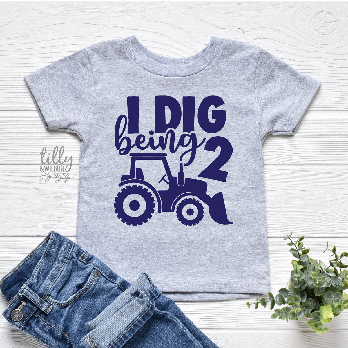 I'm Two And Digging It T-Shirt, I Dig Being Two Birthday T-Shirt, 2nd Birthday T-Shirt, 2nd Second Birthday Tee, Two Birthday Gift, Boy 2