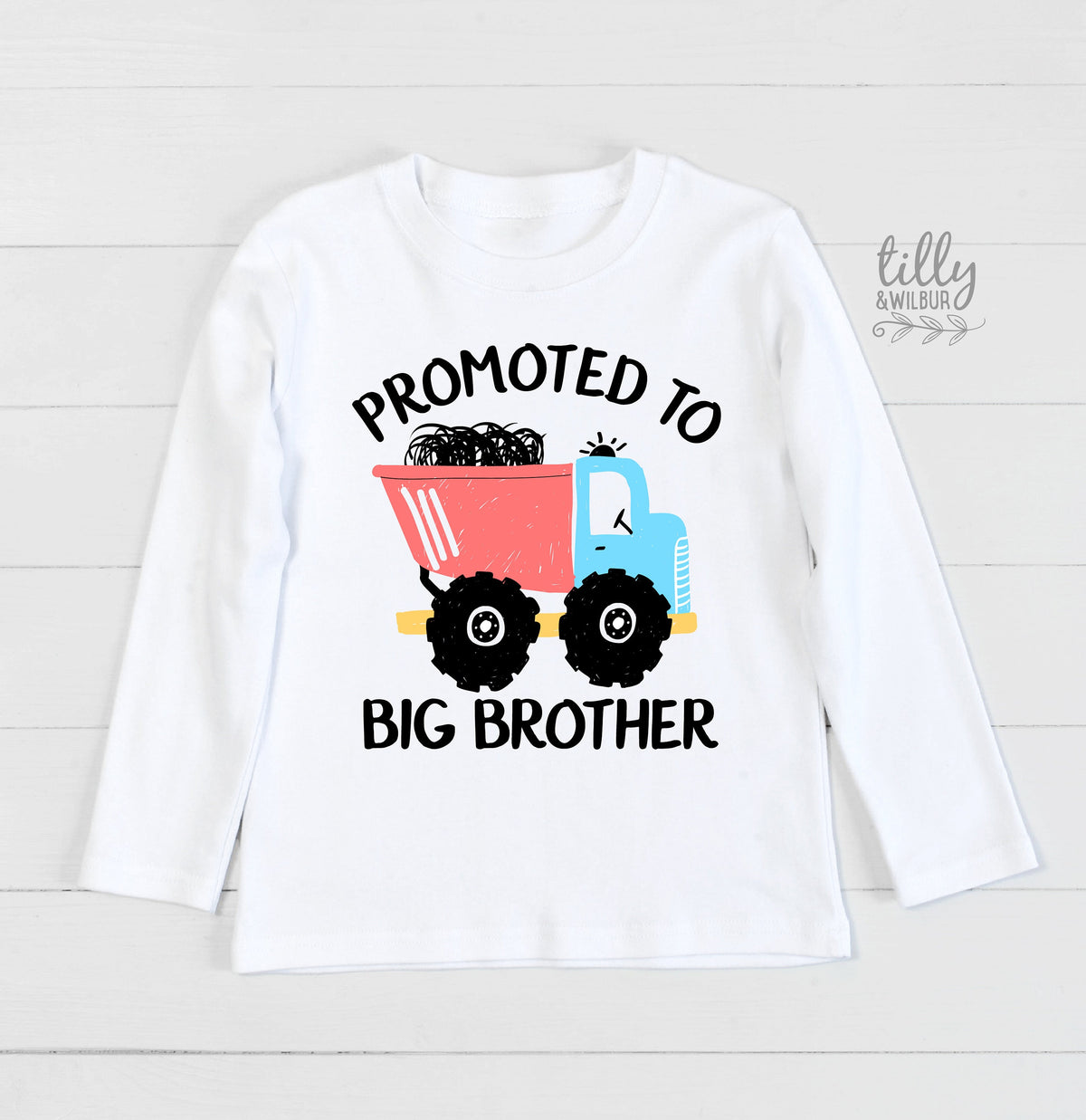 Promoted To Big Brother T-Shirt For Boys, Big Brother Under Construction Shirt, I'm Going To Be A Big Brother Shirt, Pregnancy Announcement