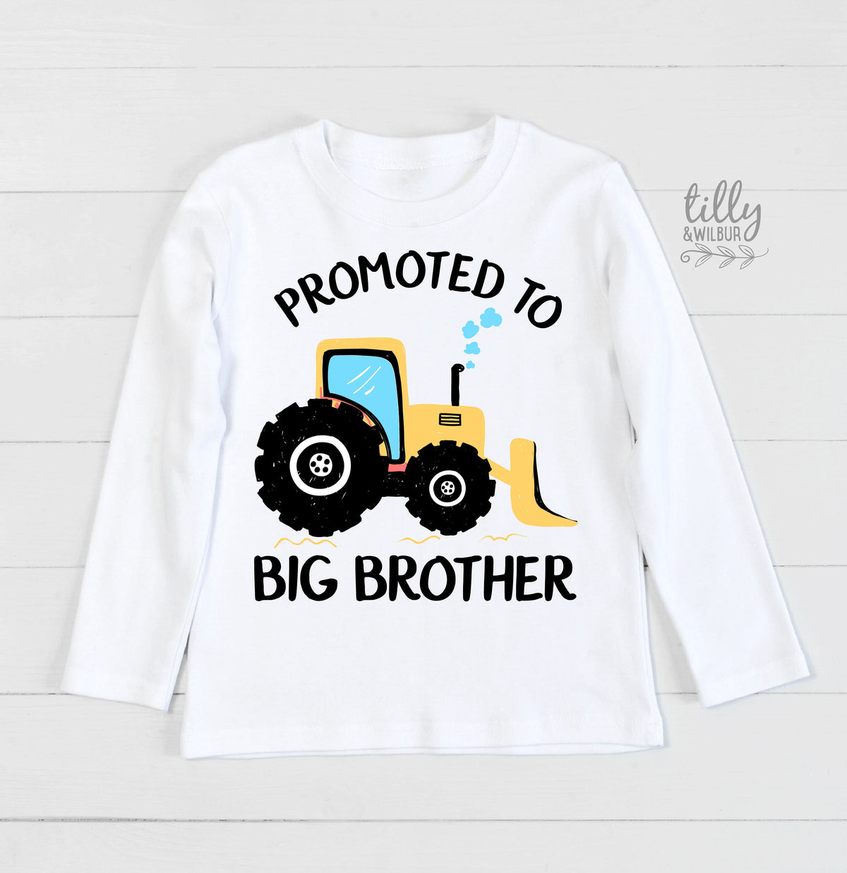Promoted To Big Brother T-Shirt For Boys, Big Brother Under Construction Shirt, I'm Going To Be A Big Brother Shirt, Pregnancy Announcement