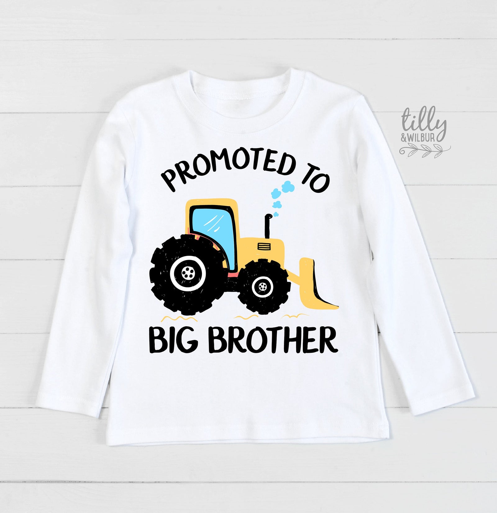 Promoted To Big Brother T-Shirt For Boys, Big Brother Under Construction Shirt, I'm Going To Be A Big Brother Shirt, Pregnancy Announcement
