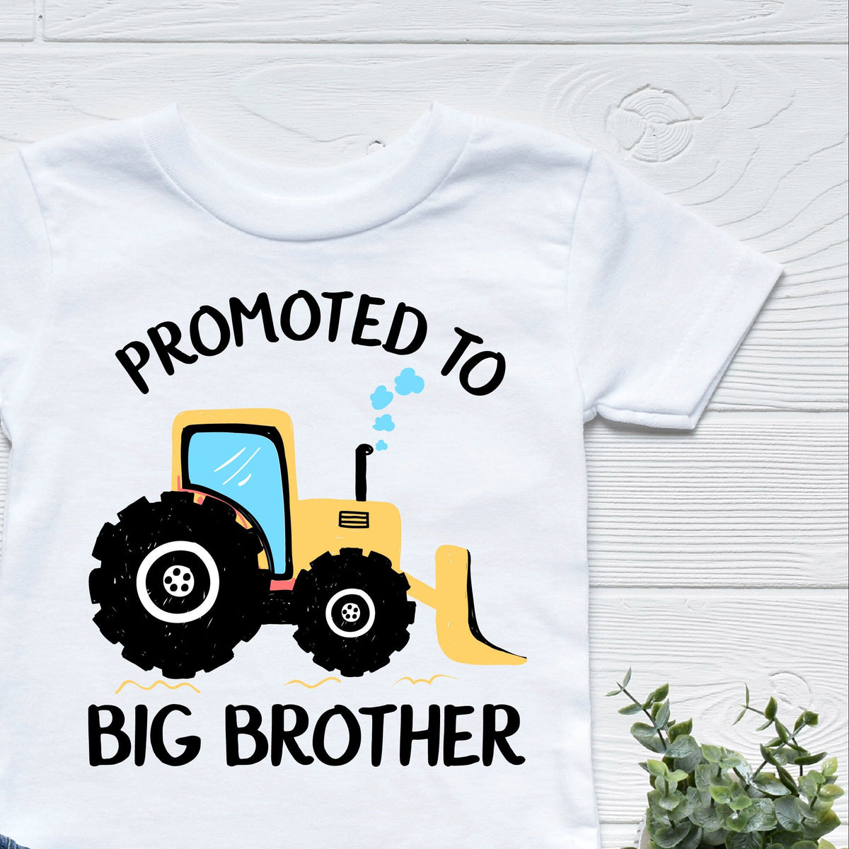Promoted To Big Brother T-Shirt For Boys, Big Brother Under Construction Shirt, I'm Going To Be A Big Brother Shirt, Pregnancy Announcement