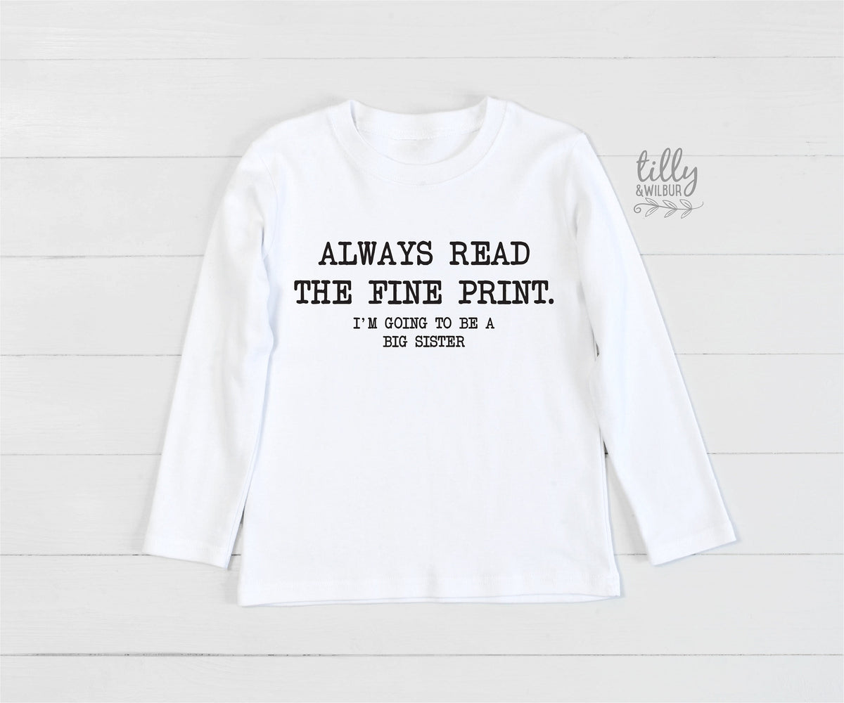 Big Sister T-Shirt, Big Sister Announcement, Promoted to Big Sister TShirt, Pregnancy Announcement Shirt, I'm Going To Be A Big Sister Shirt