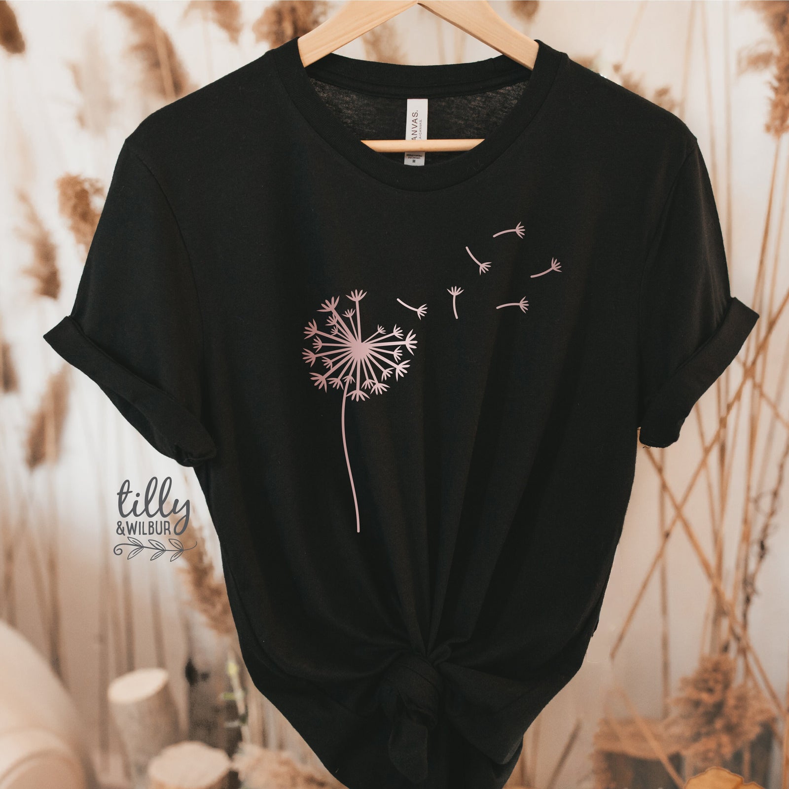 Dandelion T-Shirt, Dandelion Seeds T-Shirt, Dandelion Graphic Shirt, Women's T-Shirt, Graphic Dandelion, Nature T-Shirt, Make A Wish T-Shirt