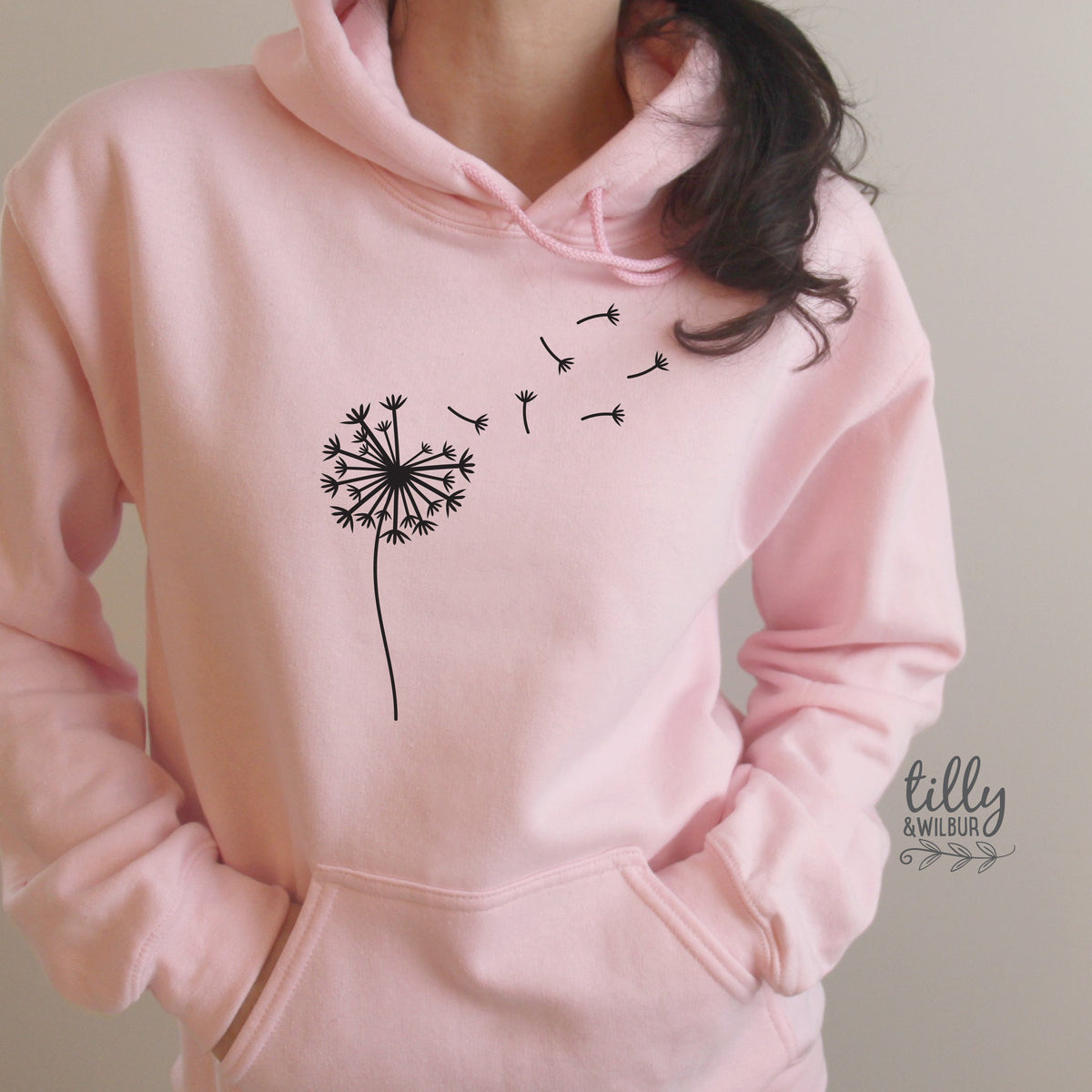 Dandelion Hoodie, Dandelion Seeds Sweater, Dandelion Graphic Jumper, Women's T-Shirt, Graphic Dandelion, Nature T-Shirt, Make A Wish T-Shirt