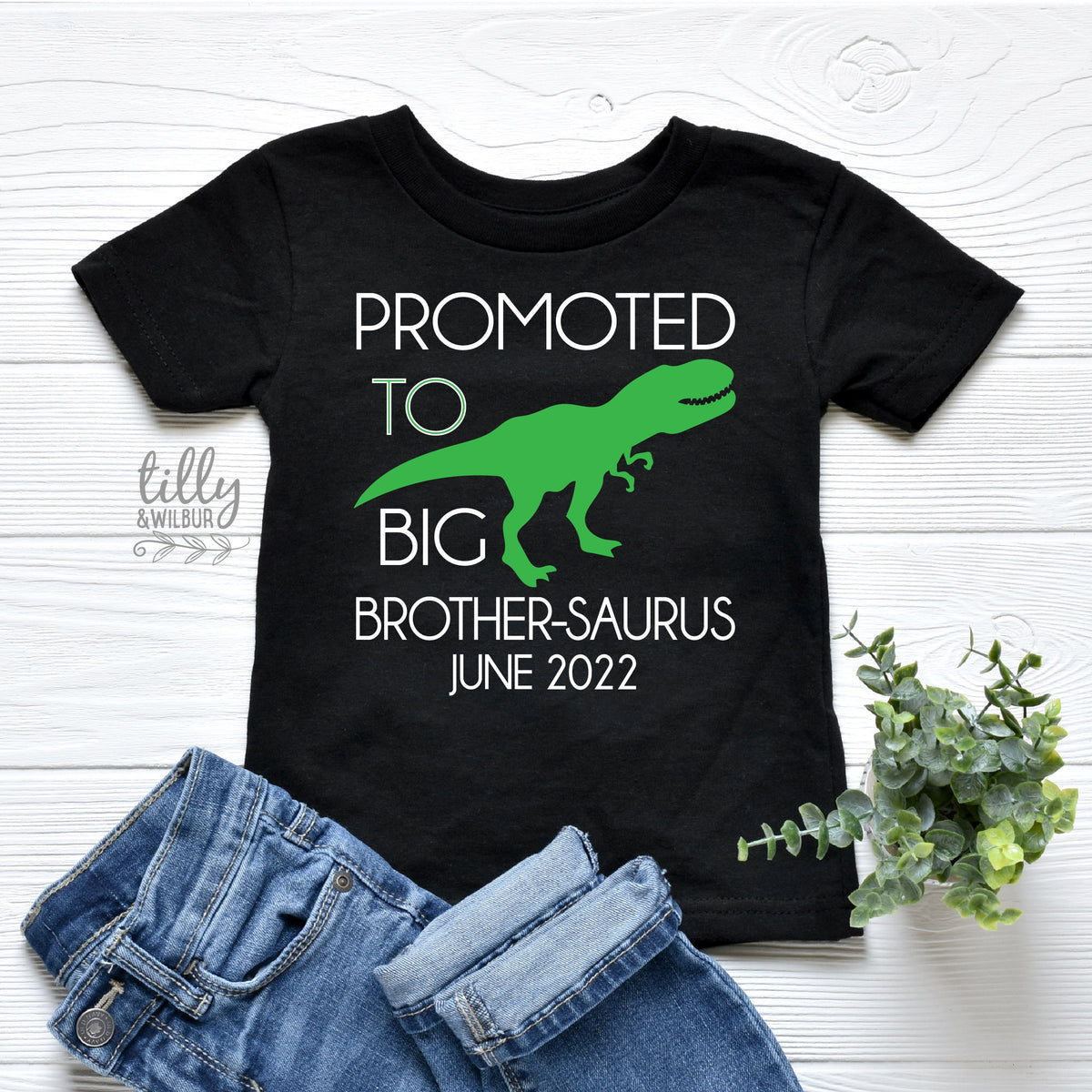 Big Brother T-Shirt, Promoted To Big Brother T-Shirt, Big Brothersaurus T-Shirt, Dinosaur T-Shirt, I'm Going To Be A Big Brother T-Shirt