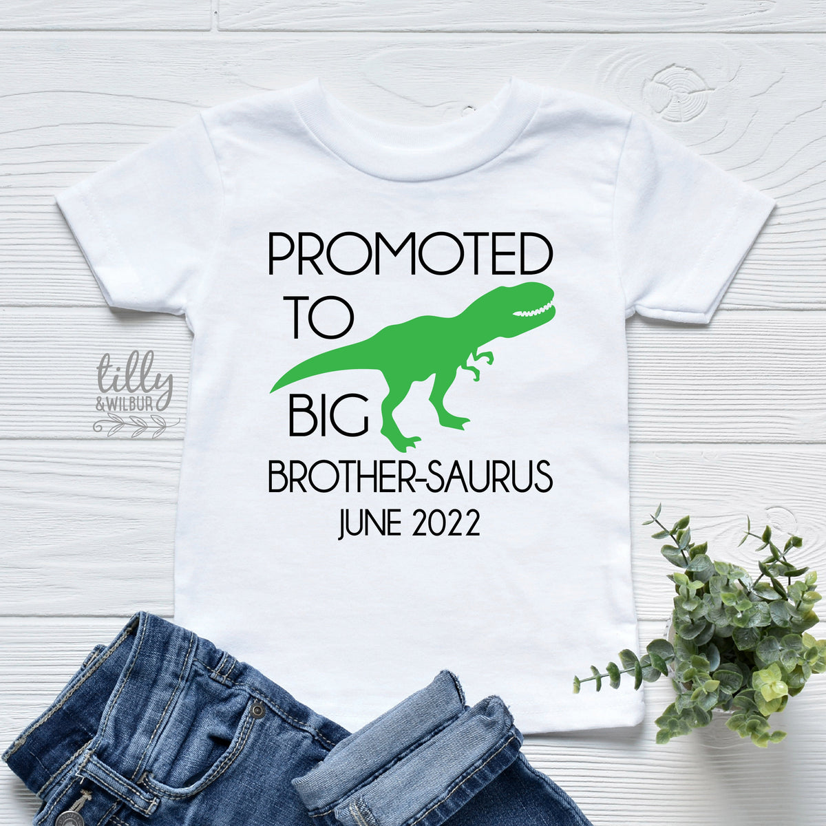 Big Brother T-Shirt, Promoted To Big Brother T-Shirt, Big Brothersaurus T-Shirt, Dinosaur T-Shirt, I'm Going To Be A Big Brother T-Shirt