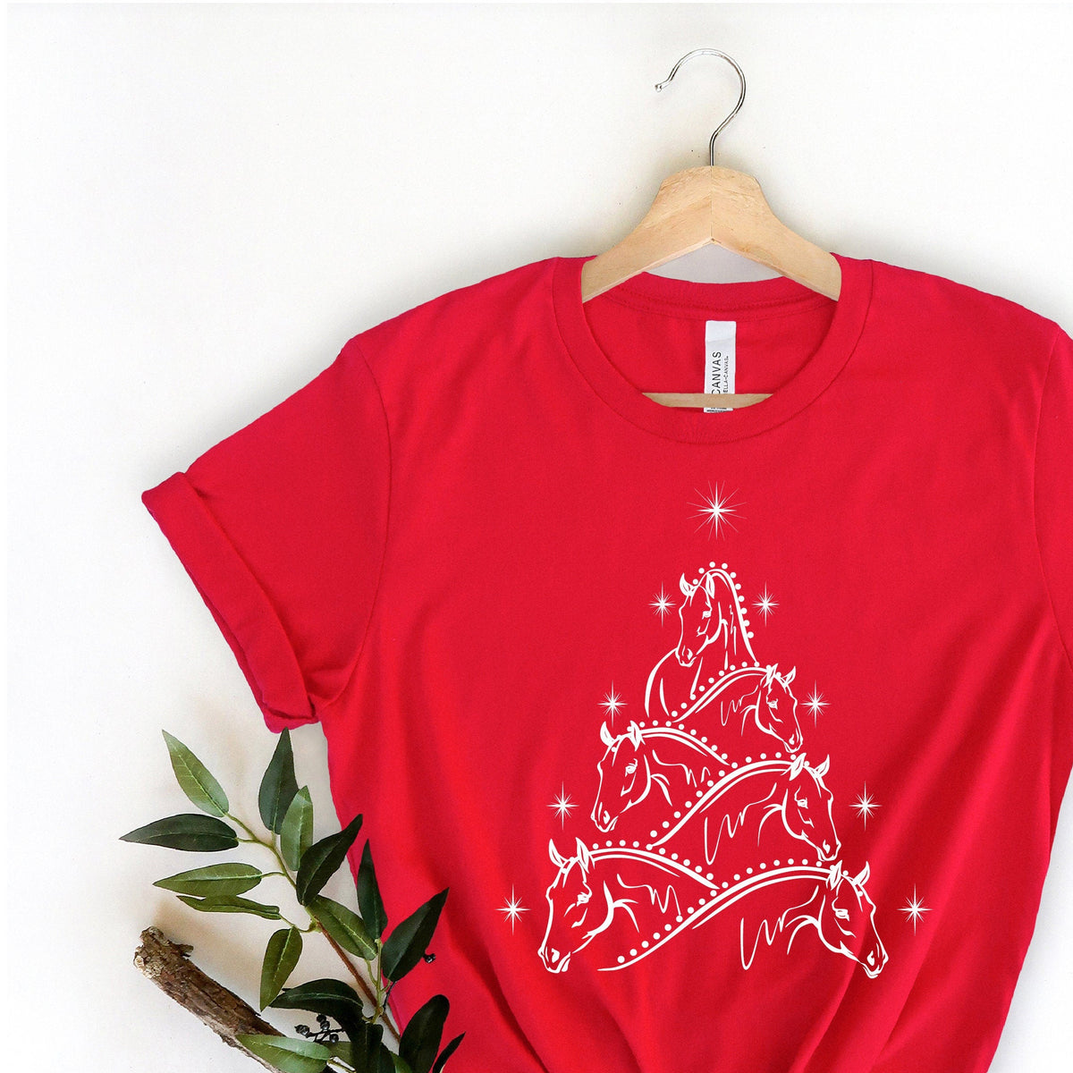 Horse Christmas T-Shirt, Horse Lover Christmas Gift, Christmas Horse T-Shirt, Equine Christmas Gift, Horse Christmas Gift, Horse Lover Tee