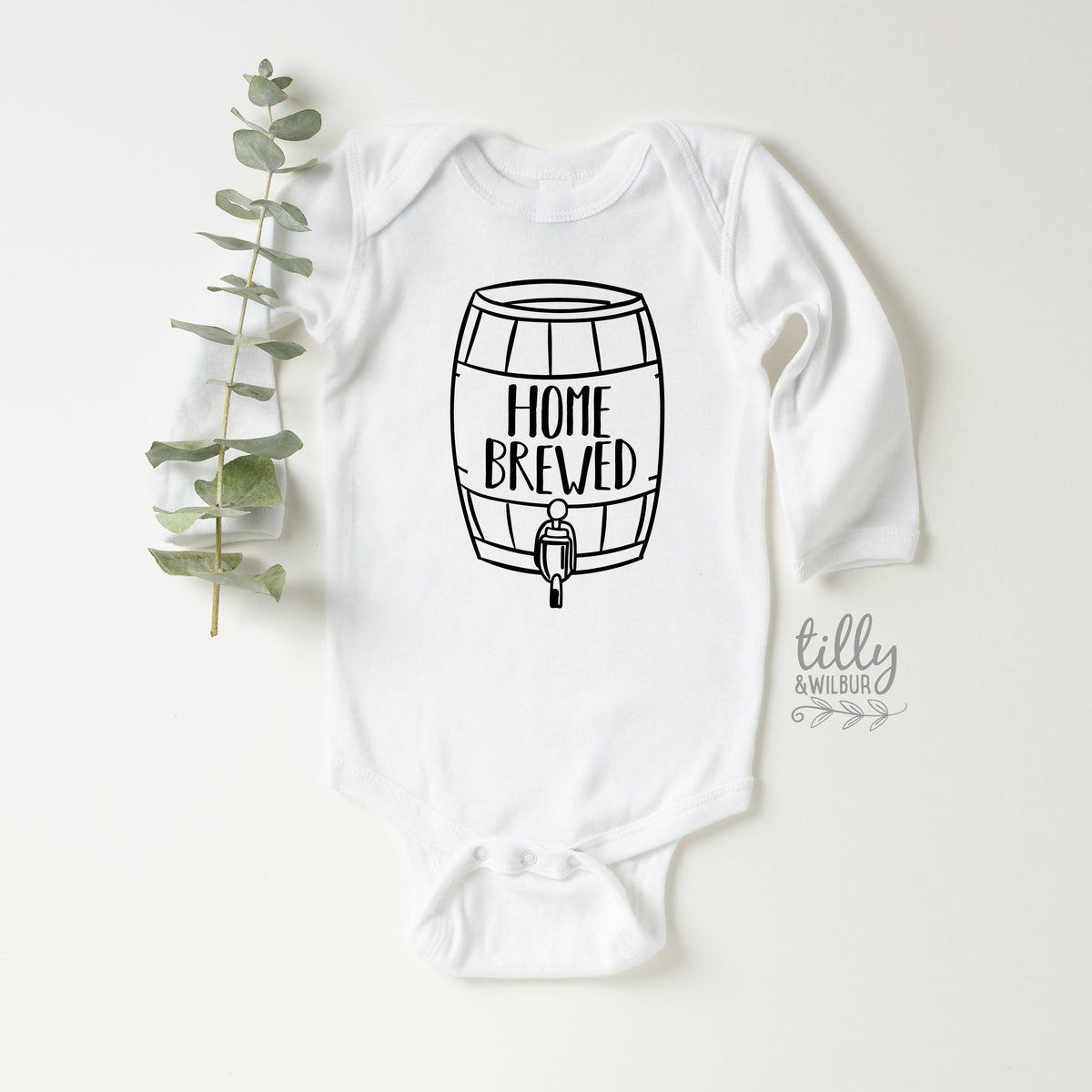 Home Brewed Bodysuit, Home Brewed Onesie, Locally Brewed Onesie, Home Brew Onesie, Funny Beer Pun Onesie, Drinking Pun Onesie, Newborn Gift