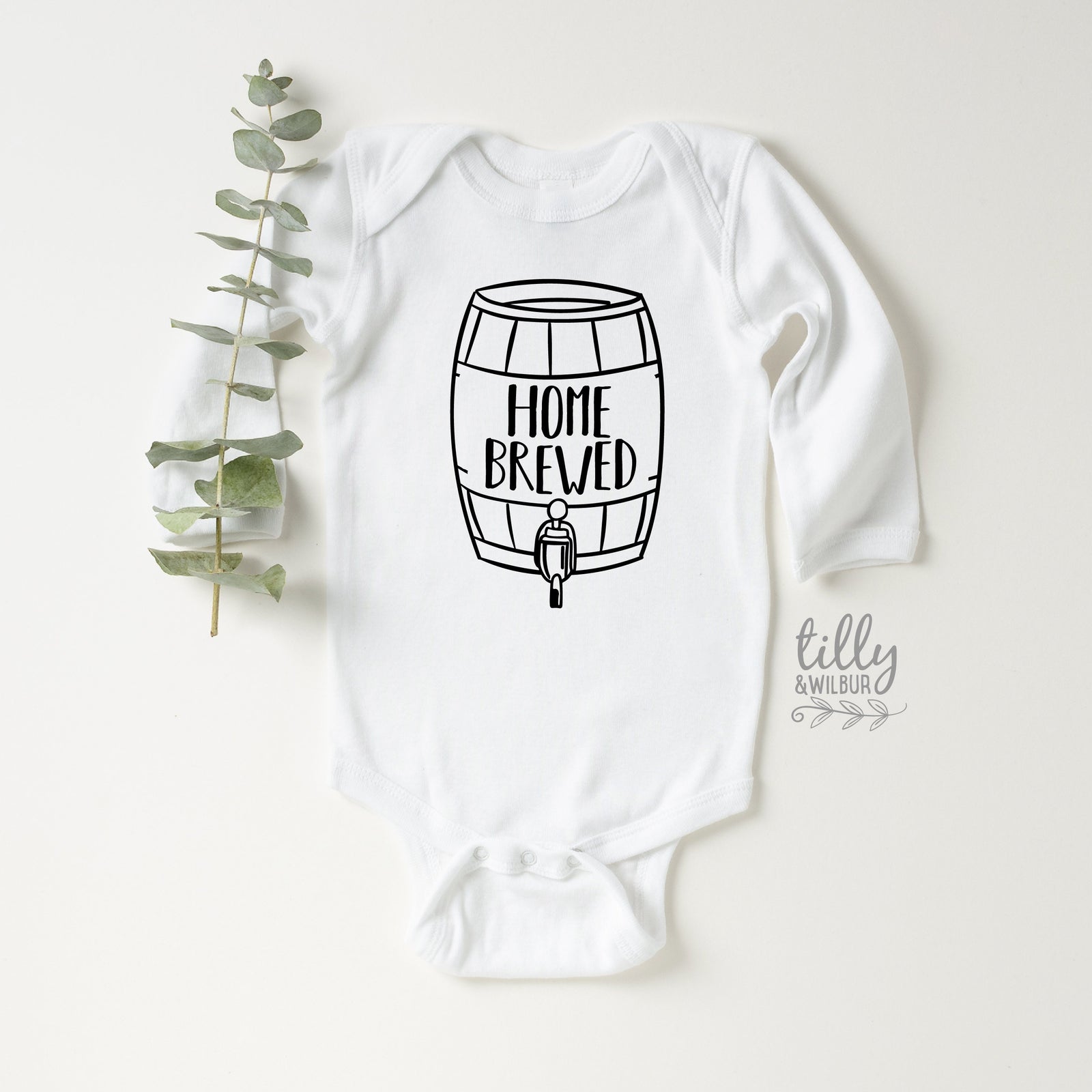 Home Brewed Bodysuit, Home Brewed Onesie, Locally Brewed Onesie, Home Brew Onesie, Funny Beer Pun Onesie, Drinking Pun Onesie, Newborn Gift