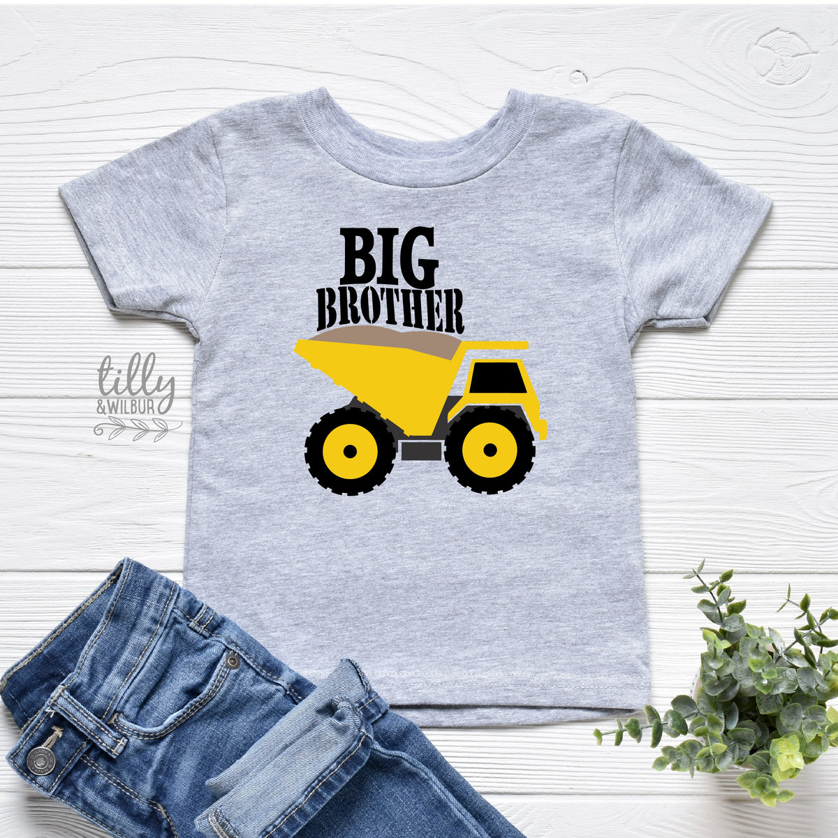 Promoted To Big Brother T-Shirt For Boys, Big Brother Under Construction Shirt, I'm Going To Be A Big Brother Shirt, Pregnancy Announcement