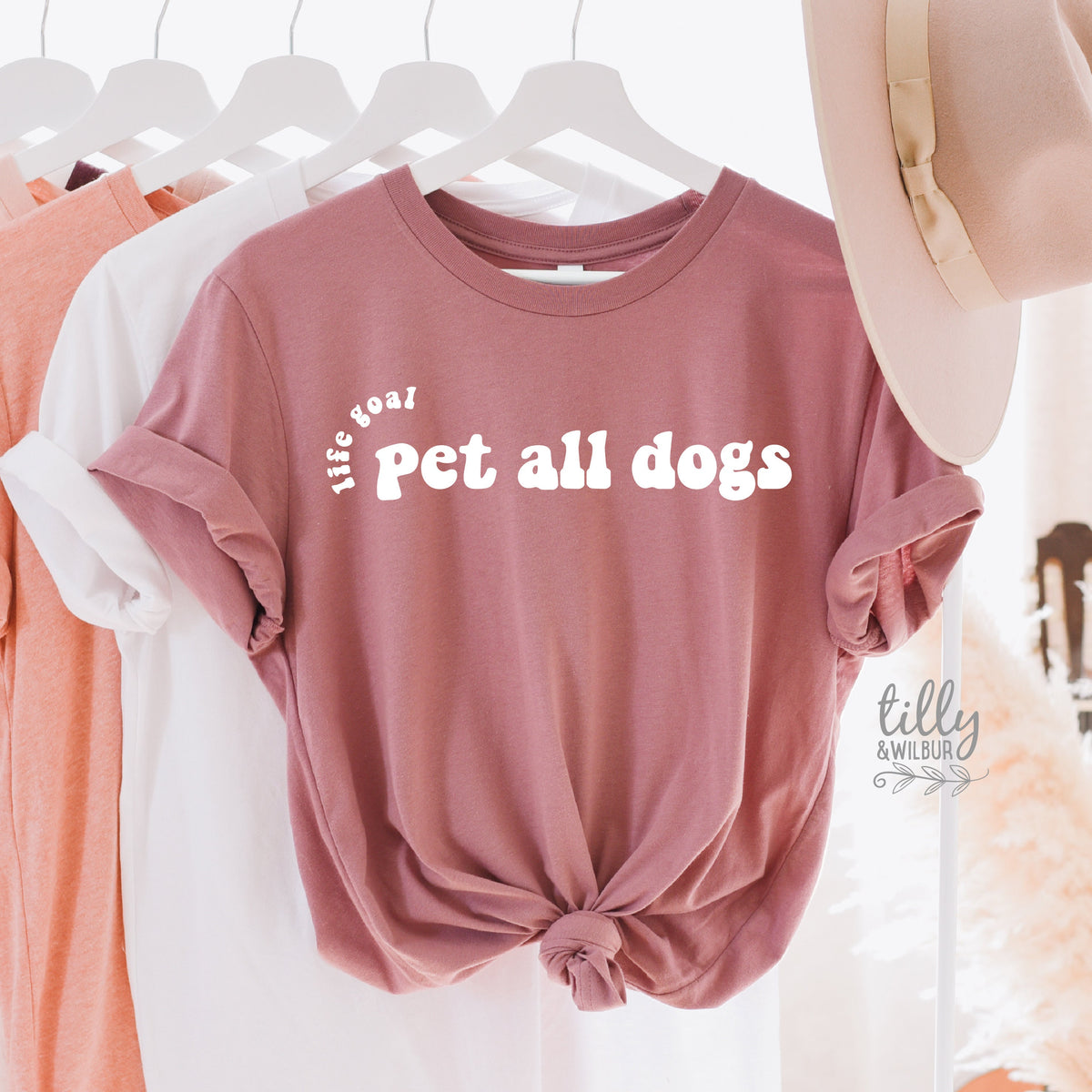 Life Goal Must Pet All Dogs T-Shirt, I Love Dogs Women's T-Shirt, Funny T-Shirt, I Love Dogs T-Shirt, Funny Women's T-Shirt, Gift For Her