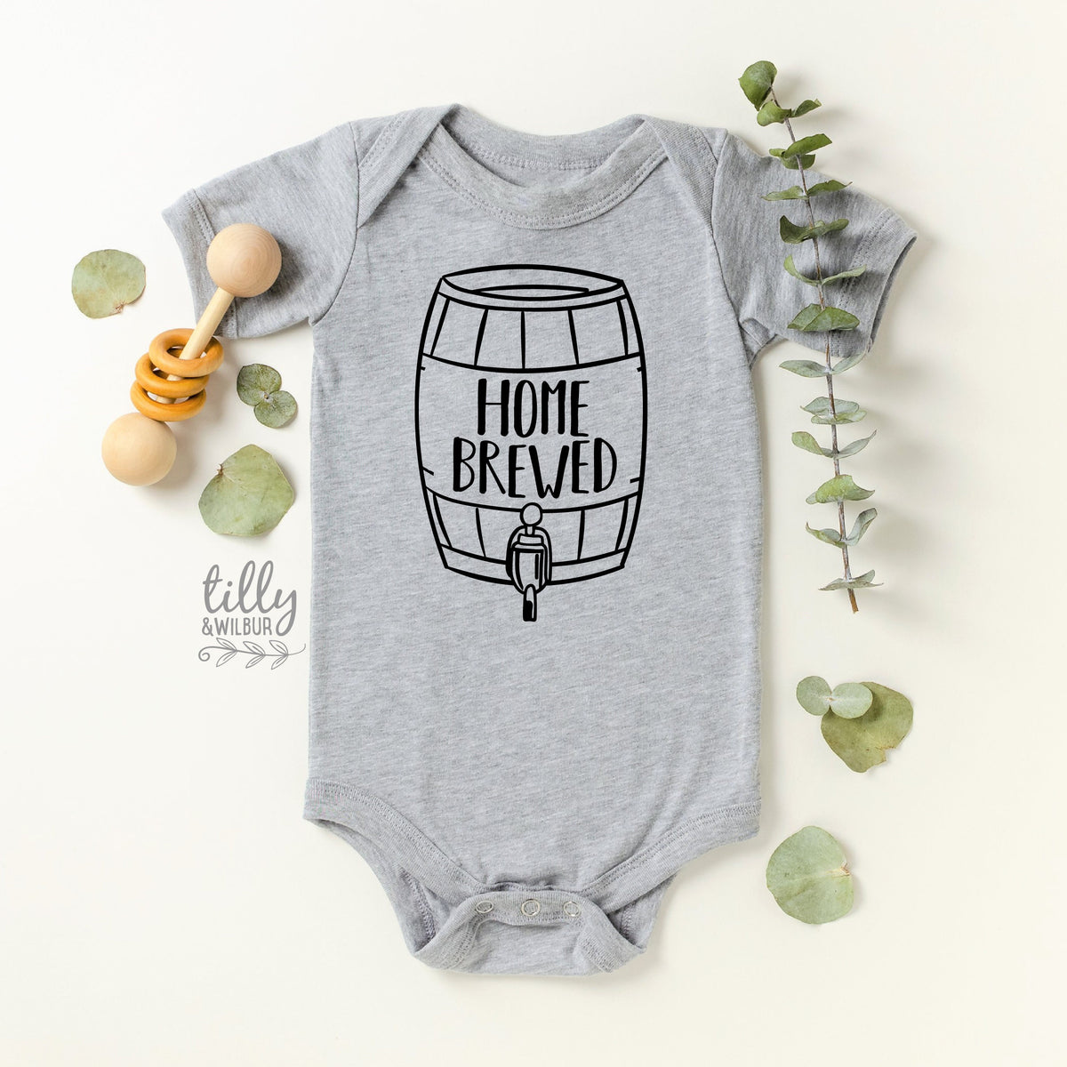 Home Brewed Bodysuit, Home Brewed Onesie, Locally Brewed Onesie, Home Brew Onesie, Funny Beer Pun Onesie, Drinking Pun Onesie, Newborn Gift