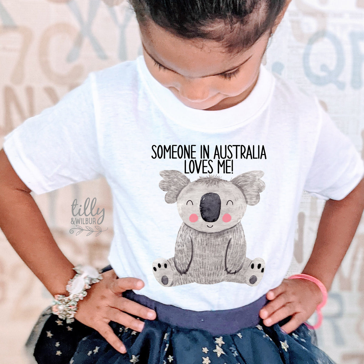 Someone In Australia Loves Me, Australia Baby Gift, Australiana Gift, Koala Baby Gift, Aussie Overseas Gift, Newborn Baby Gift, Baby Shower