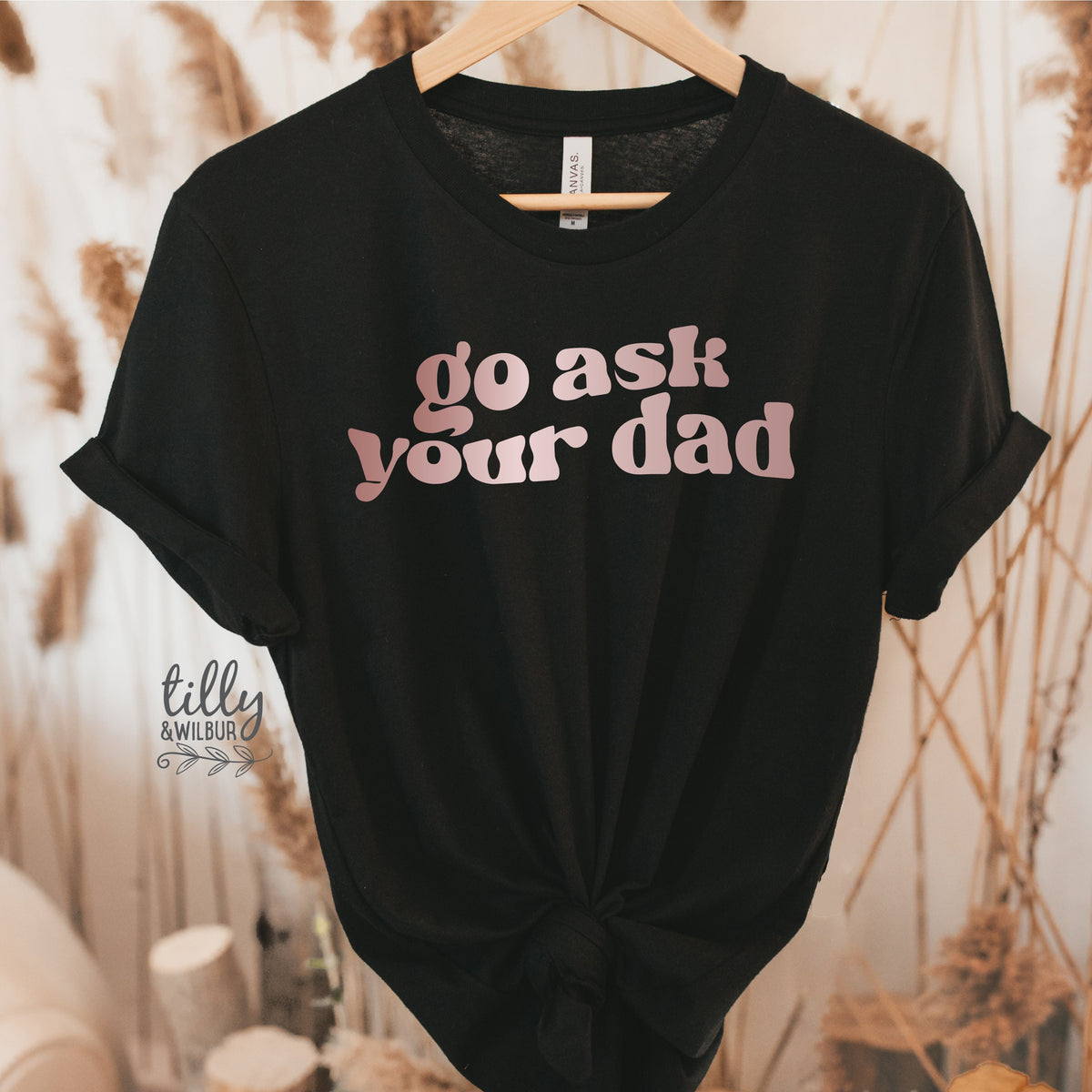 Go Ask Your Dad T-Shirt, Motherhood Is A Walk In The Park Women's T-Shirt, Funny Mum Tee, Mother's Day Gift, Mamasaurus Shirt, Gift For Her