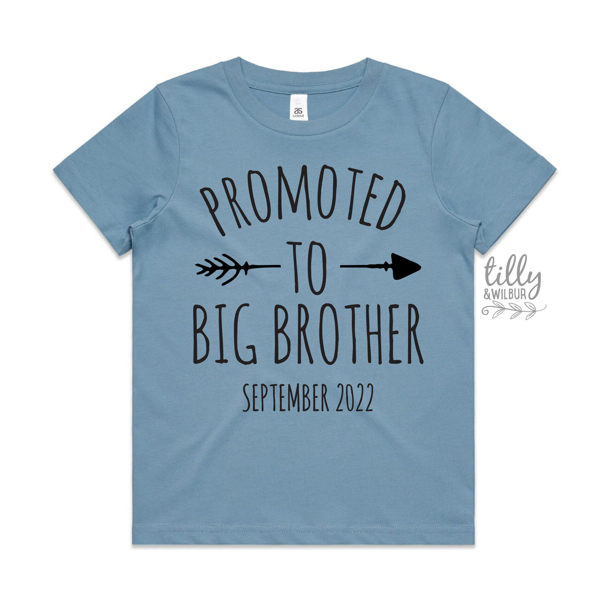Promoted To Big Brother T-Shirt For Boys, Personalised Due Date, Big Brother Shirt, I'm Going To Be A Big Brother, Pregnancy Announcement