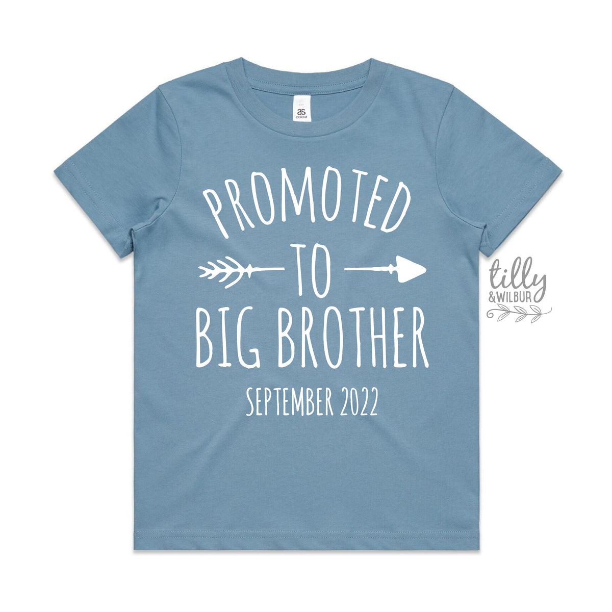 Promoted To Big Brother T-Shirt For Boys, Personalised Due Date, Big Brother Shirt, I'm Going To Be A Big Brother, Pregnancy Announcement