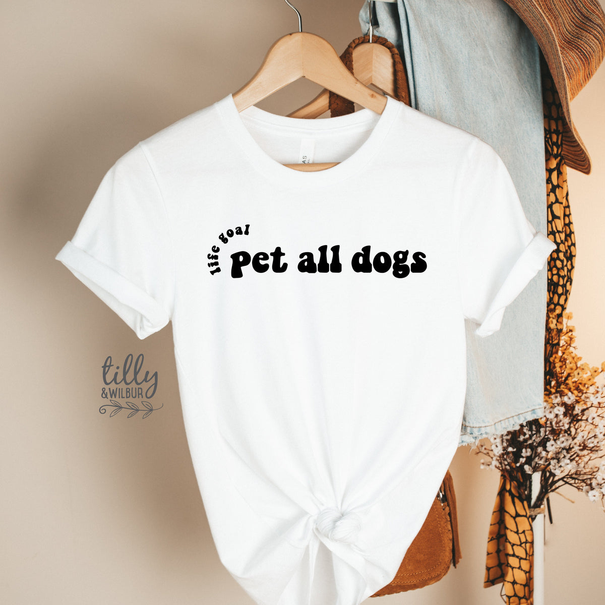 Life Goal Must Pet All Dogs T-Shirt, I Love Dogs Women's T-Shirt, Funny T-Shirt, I Love Dogs T-Shirt, Funny Women's T-Shirt, Gift For Her