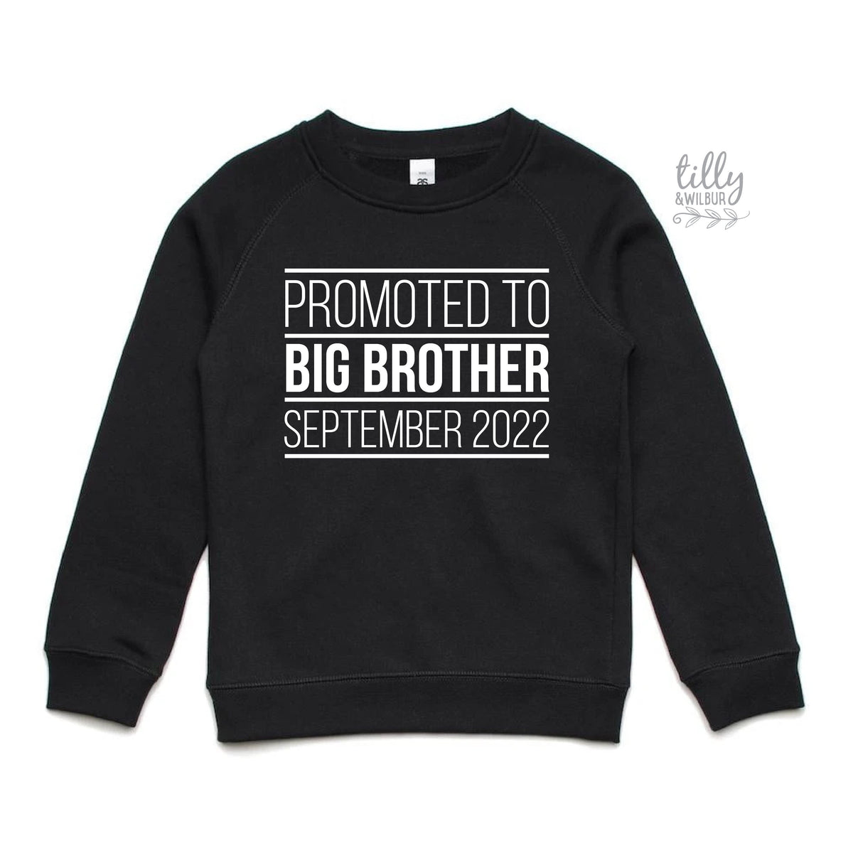 Promoted To Big Big Brother Sweatshirt, I'm Going To Be A Big Brother T-Shirt, Personalised Pregnancy Announcement T-Shirt, Sibling T-Shirt