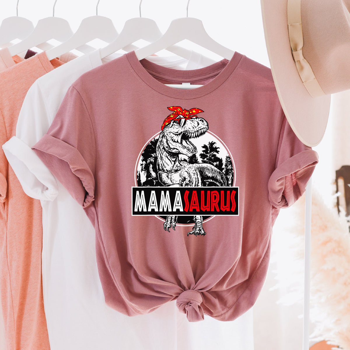 Mamasaurus T-Shirt, Motherhood Is A Walk In The Park Women's T-Shirt, Funny Mum Tee, Dinosaur Mum Shirt, Mothers Day, Jurassic Park Mum Gift