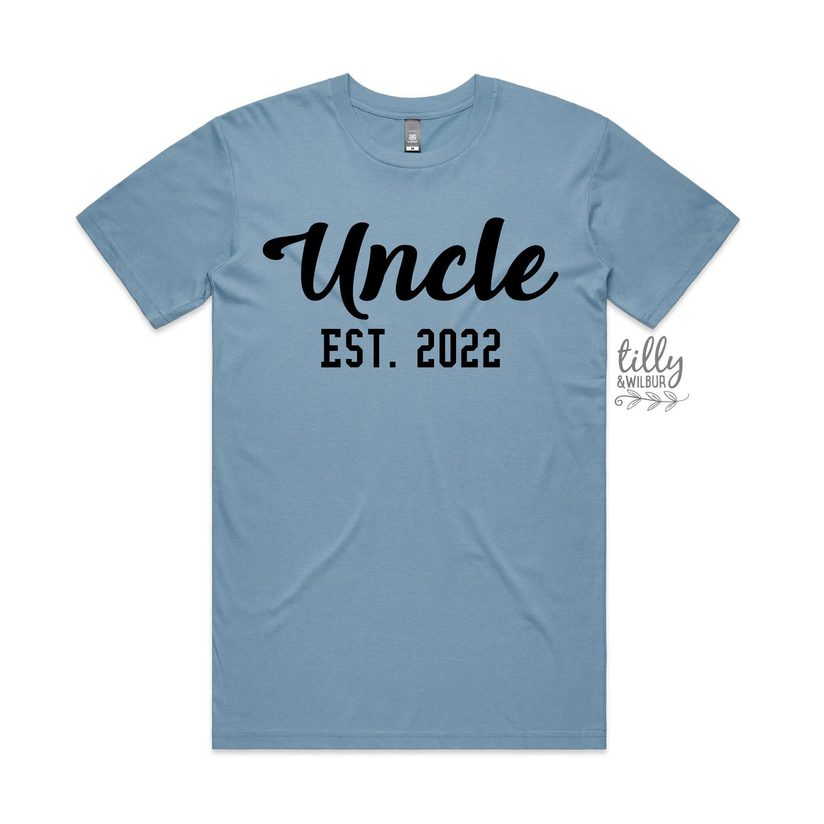 Uncle T-Shirt, Uncle Est. T-Shirt, Personalised Pregnancy Announcement Shirt, I'm Going To Be An Uncle, Baby Shower Gift, Niece Nephew Gift