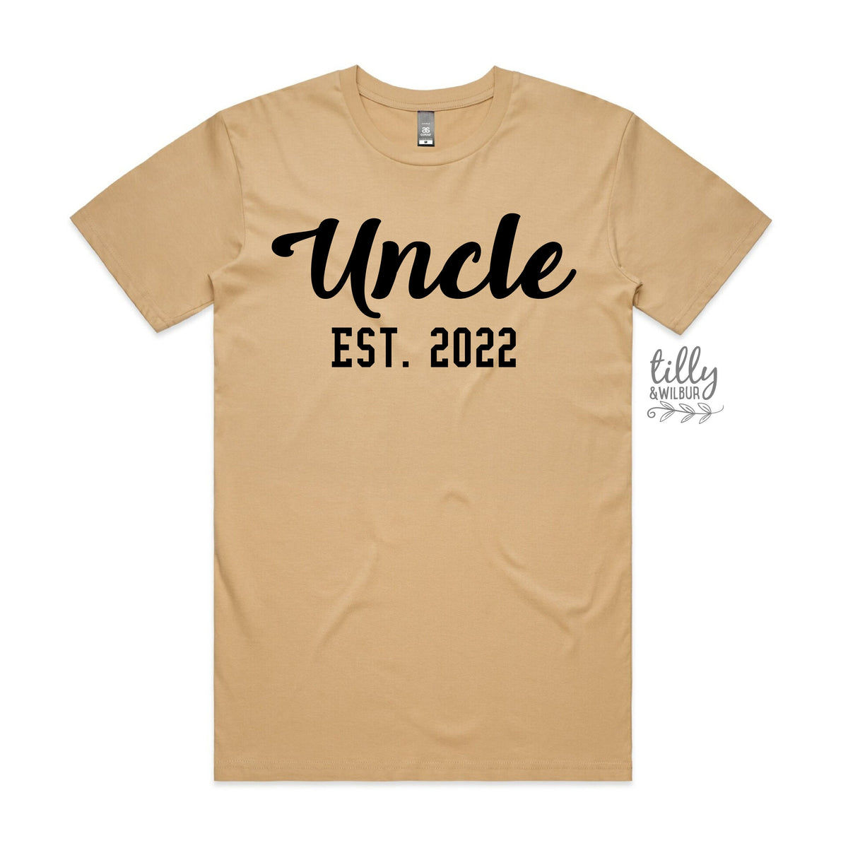 Uncle T-Shirt, Uncle Est. T-Shirt, Personalised Pregnancy Announcement Shirt, I'm Going To Be An Uncle, Baby Shower Gift, Niece Nephew Gift