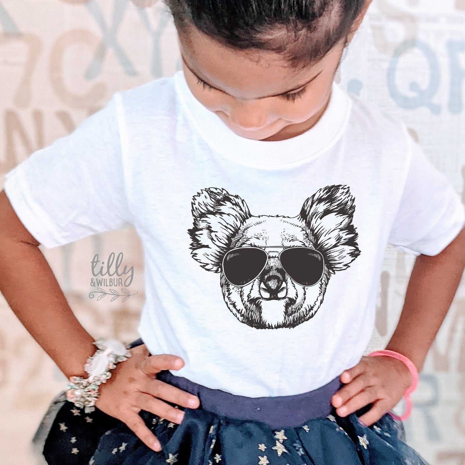Koala In Sunglasses T-Shirt, Australian Gift, Australiana Gift, Koala Gift, Aussie Overseas Gift, Overseas Gift, Girl's Koala T-Shirt, Kid's