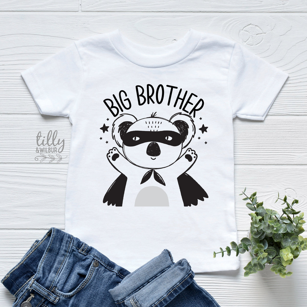 Big Brother T-Shirt, Promoted To Big Brother T-Shirt, Big Brother Shirt, I'm Going To Be A Big Brother, Pregnancy Announcement, Koala Design