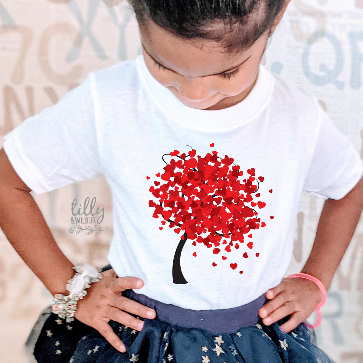 Love Heart Tree T-Shirt, Love Tree T-Shirt, Valentine's Day Tank, Daughter Gift, Valentine's Day T-Shirt, Valentine's Day Gift, Girl Gift