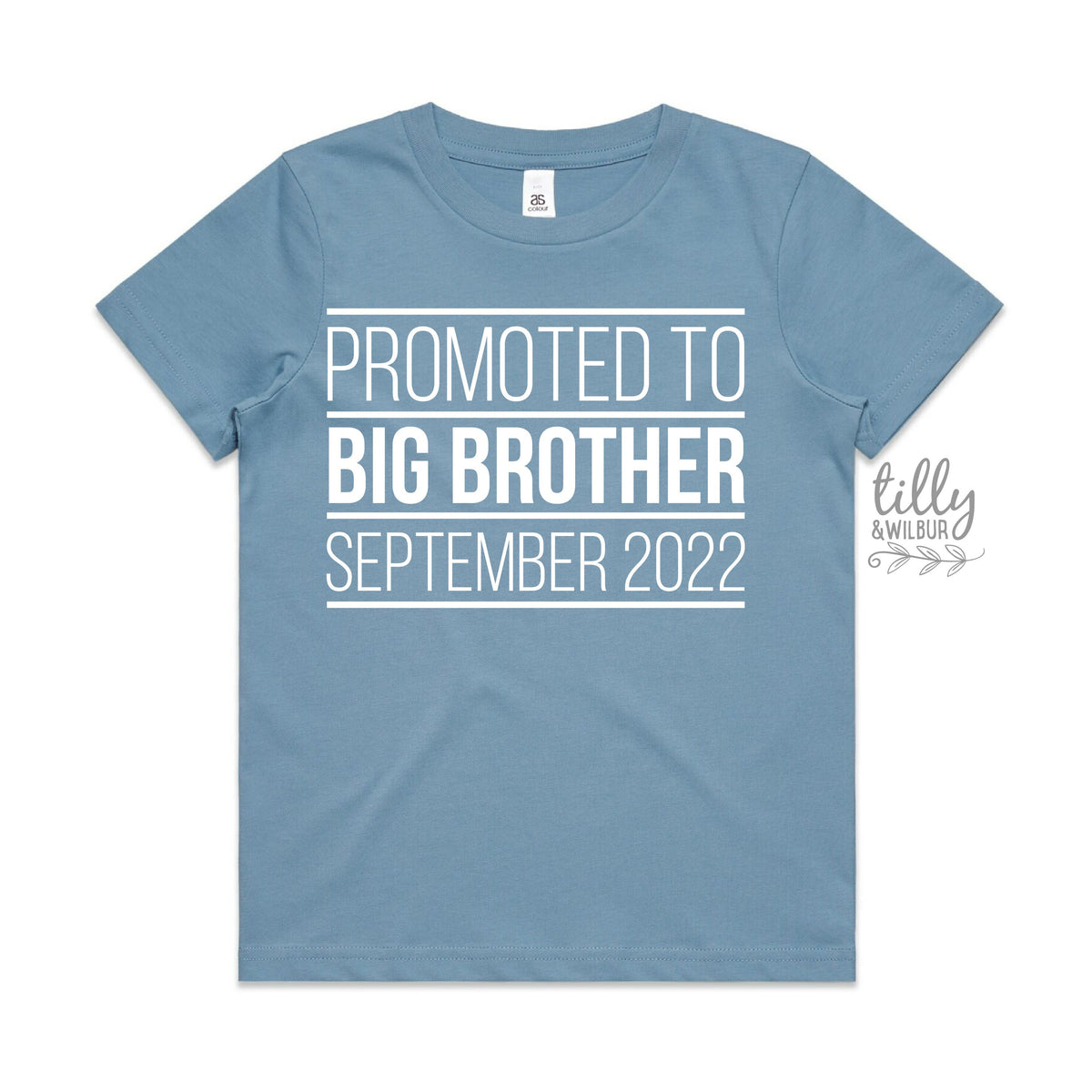 Promoted To Big Big Brother T-Shirt, I'm Going To Be A Big Brother T-Shirt, Personalised Pregnancy Announcement T-Shirt, Sibling T-Shirt